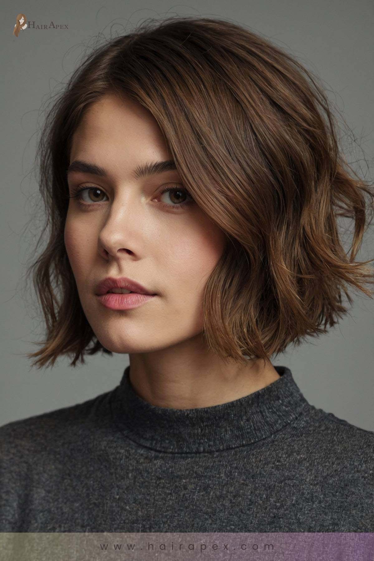 medium length haircut unstyled 17