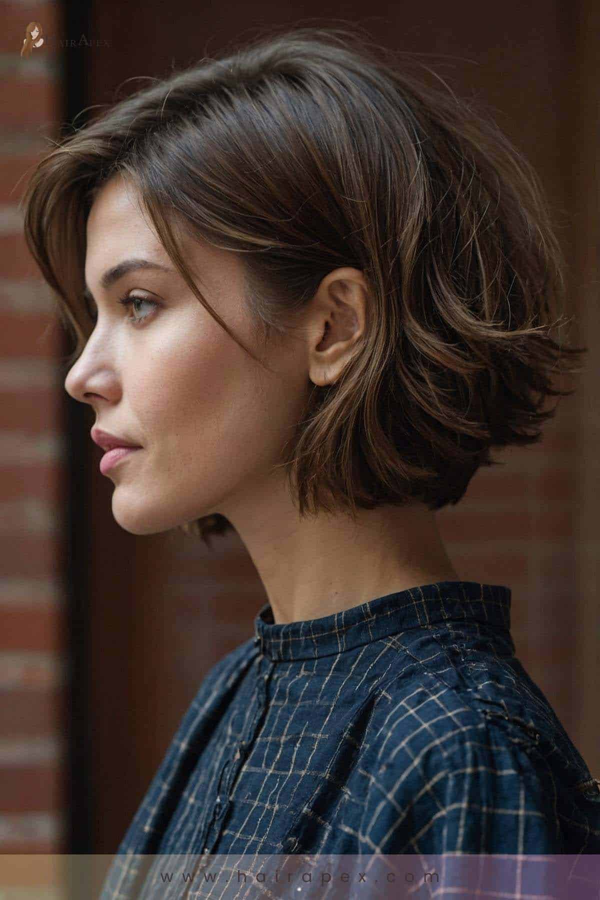 medium length haircut unstyled 18