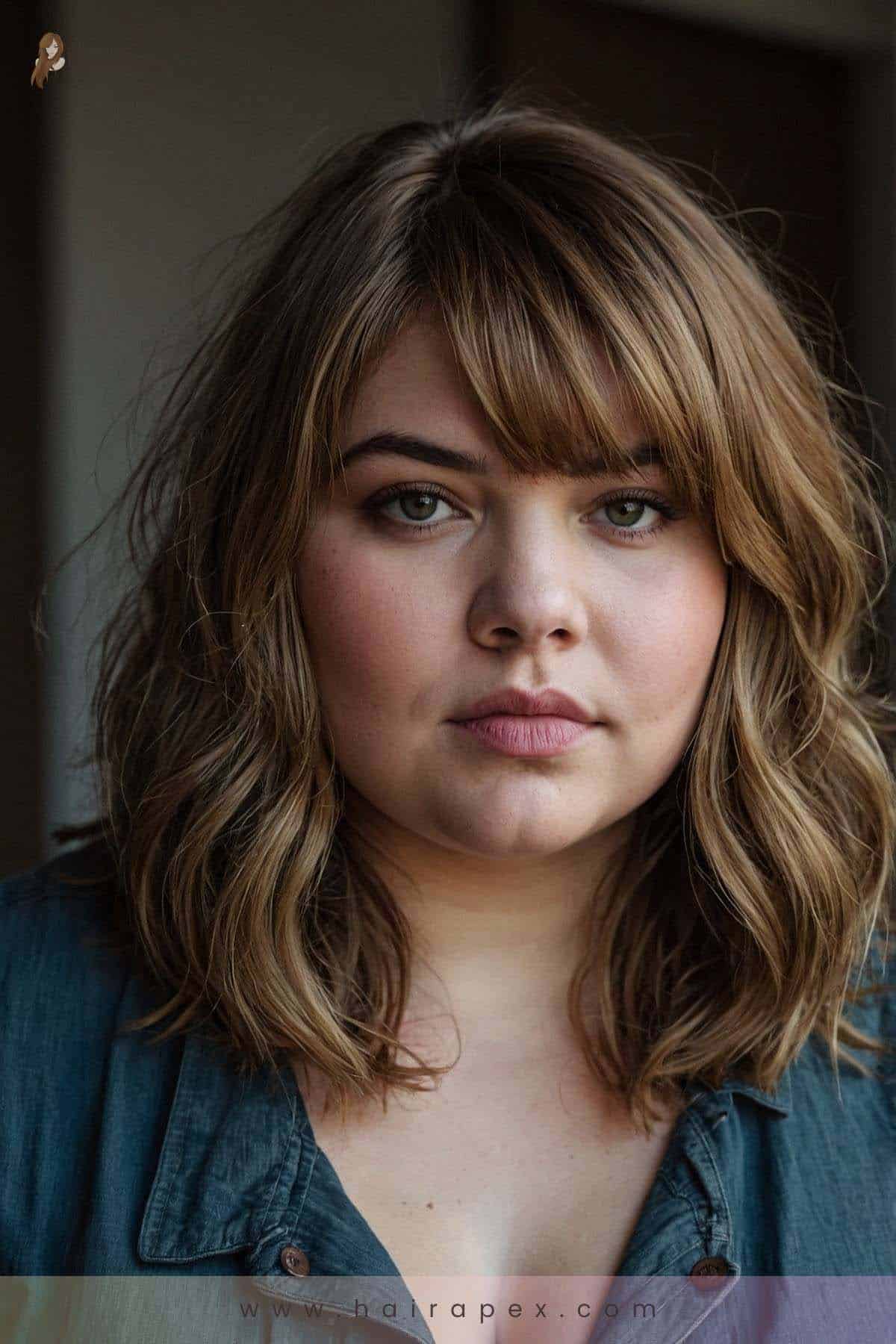 medium length haircut plus size women 17