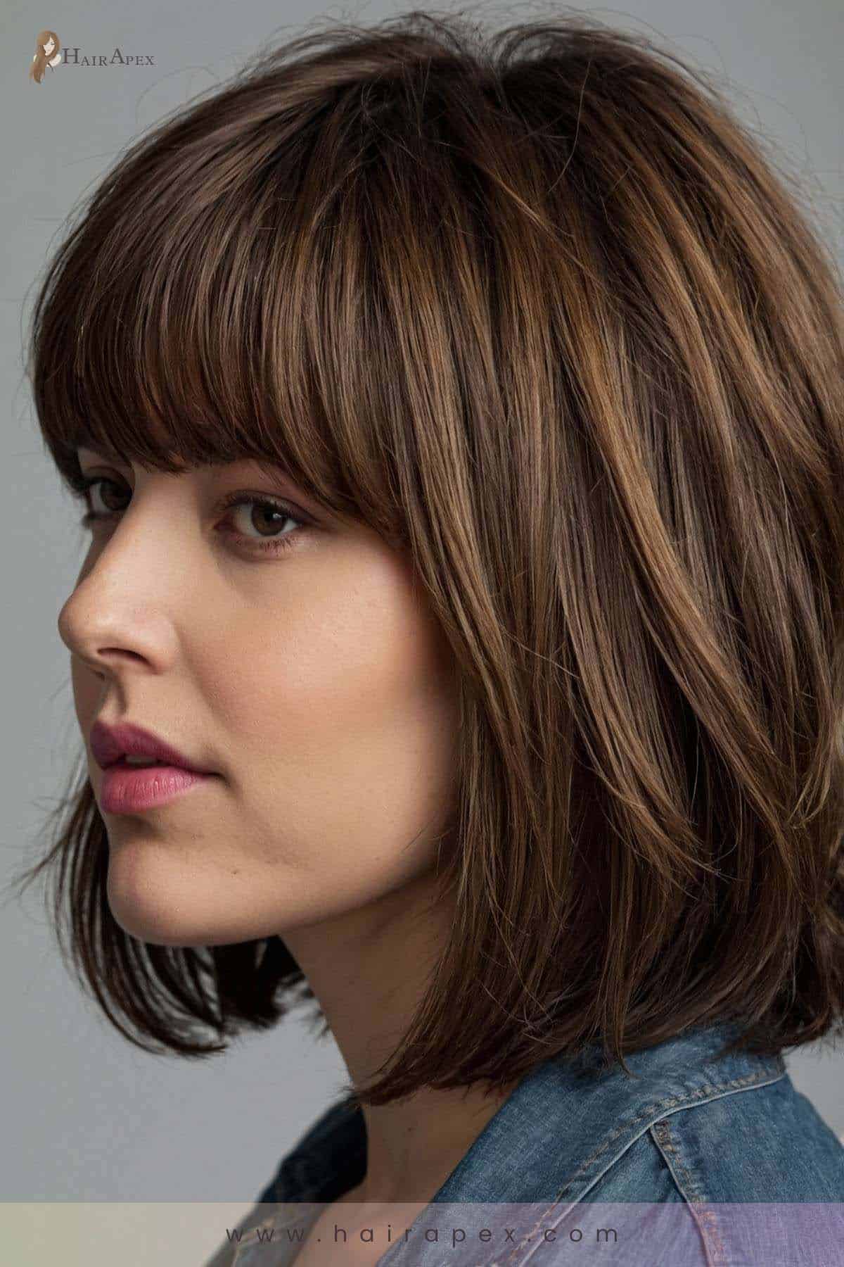 medium length haircut plus size women 18