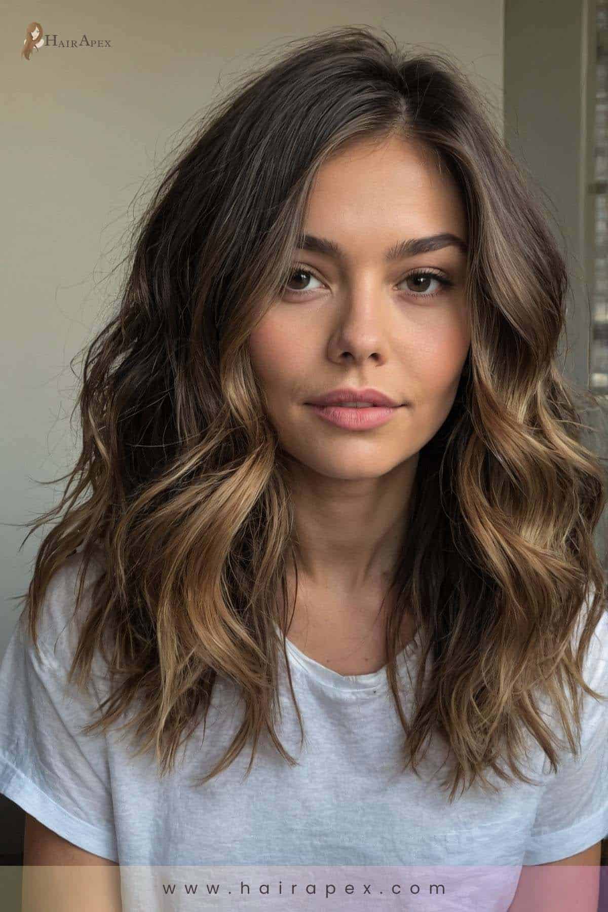 medium length haircut for thin hair 17