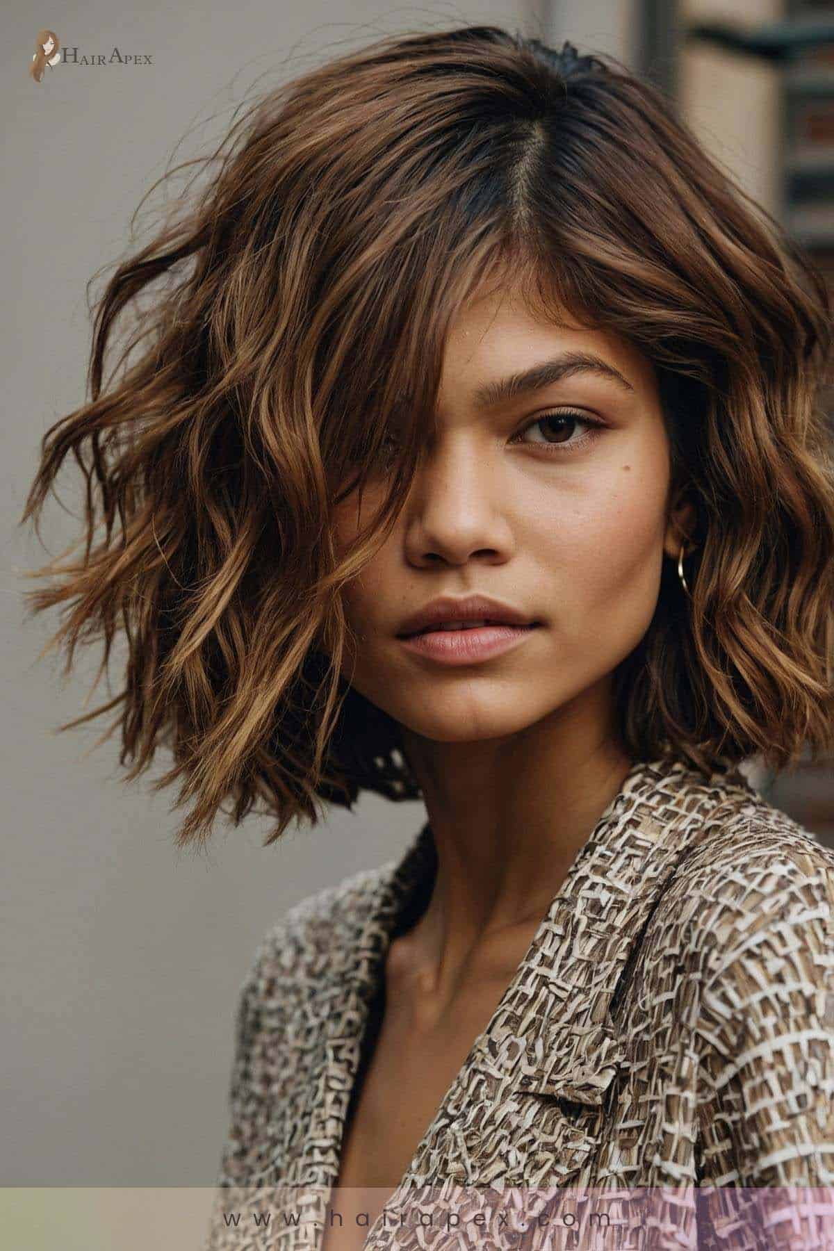 medium length haircut zendaya 14