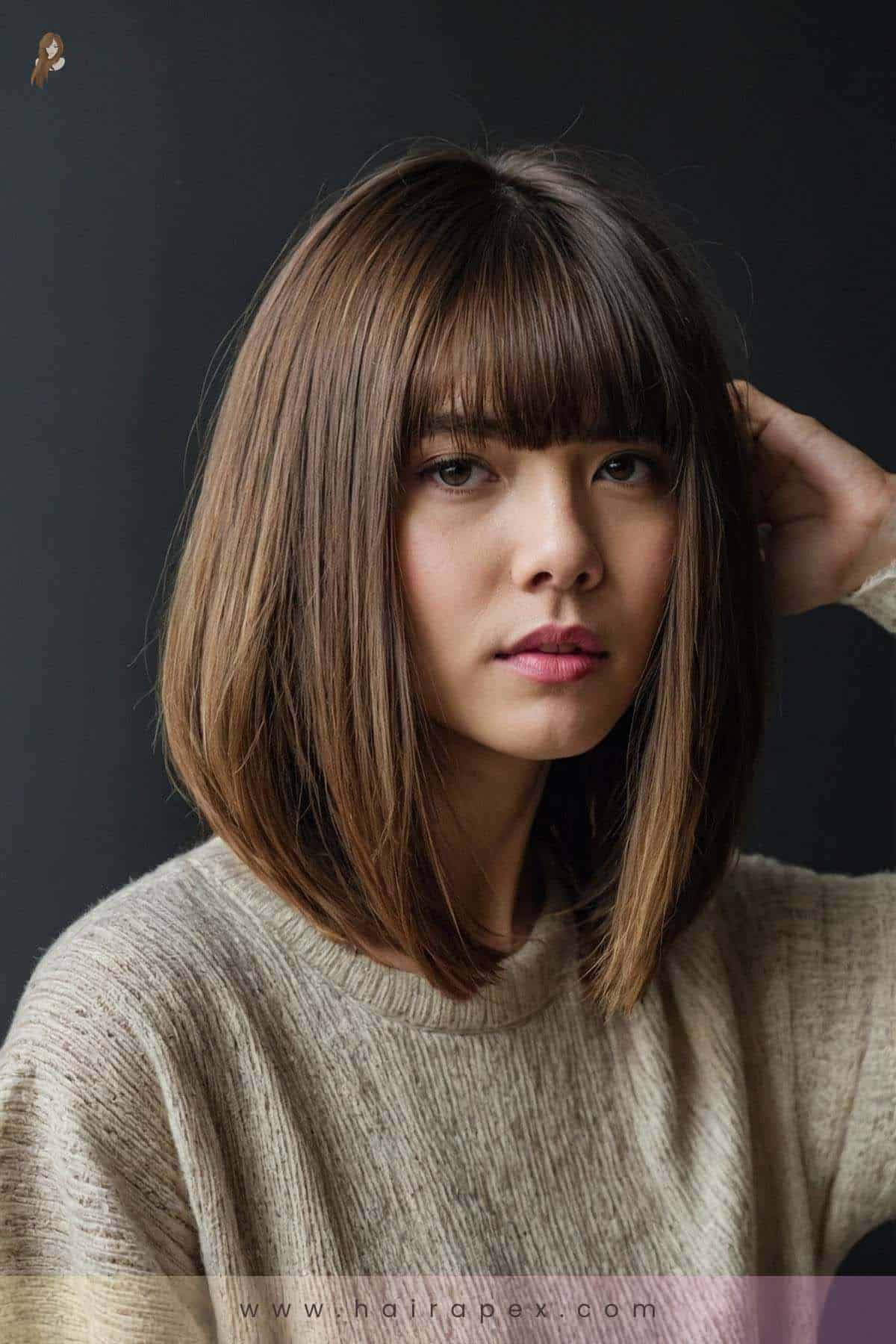 medium length haircut for thick hair 29