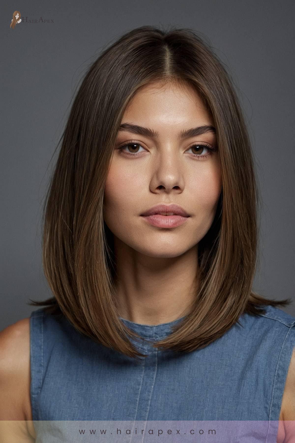 medium length haircut for round faces 19