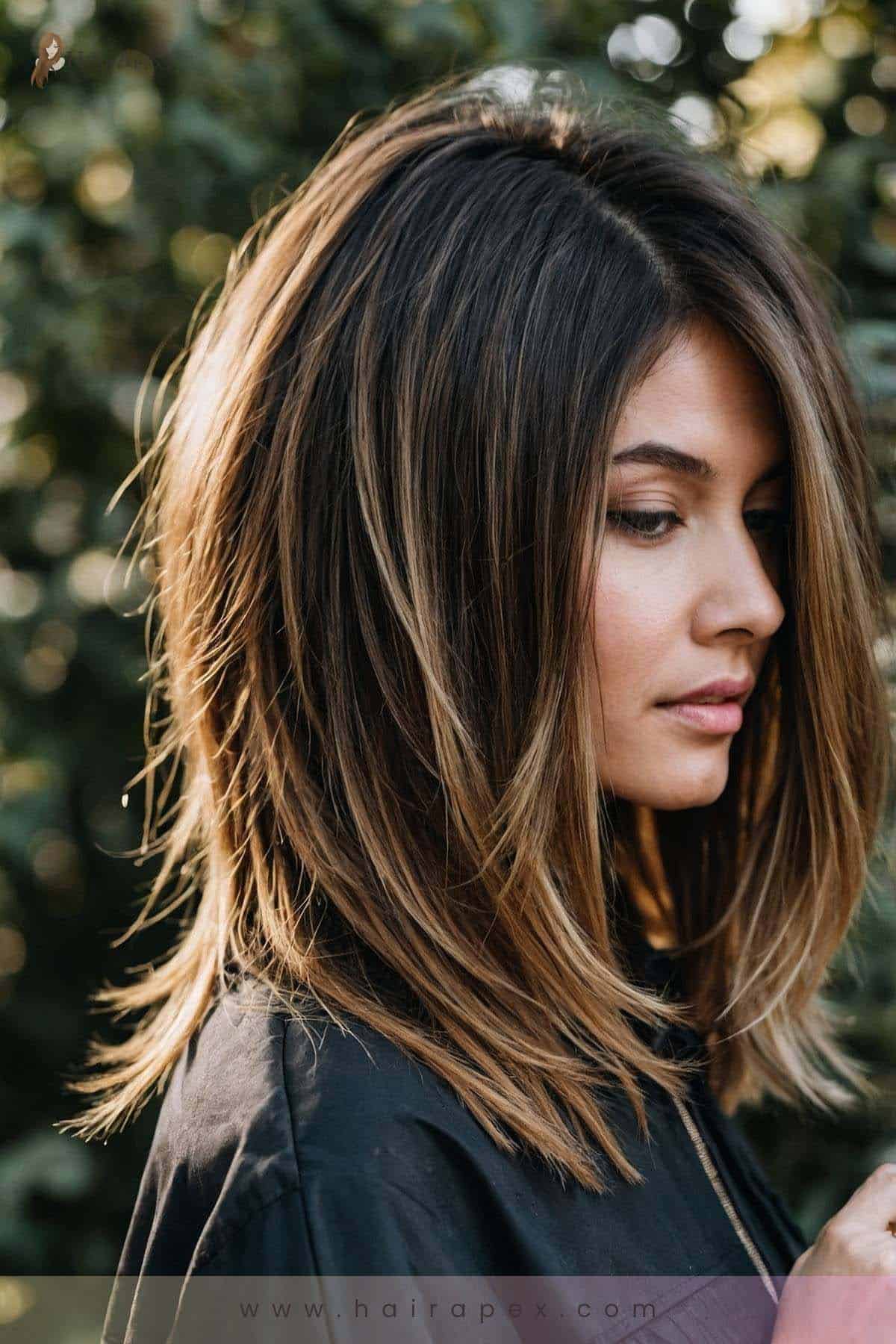 medium length haircut for thin fine hair 17