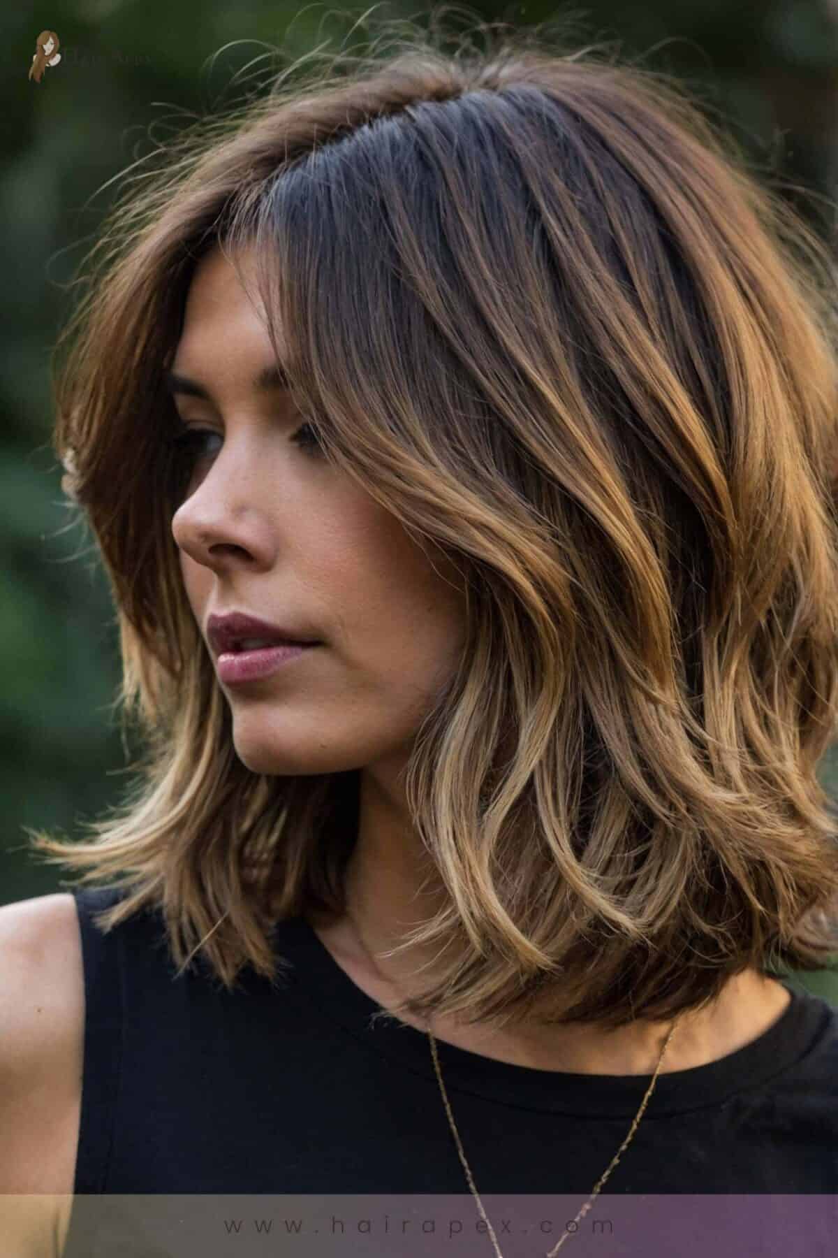 3 Layer Haircut Medium Length 3