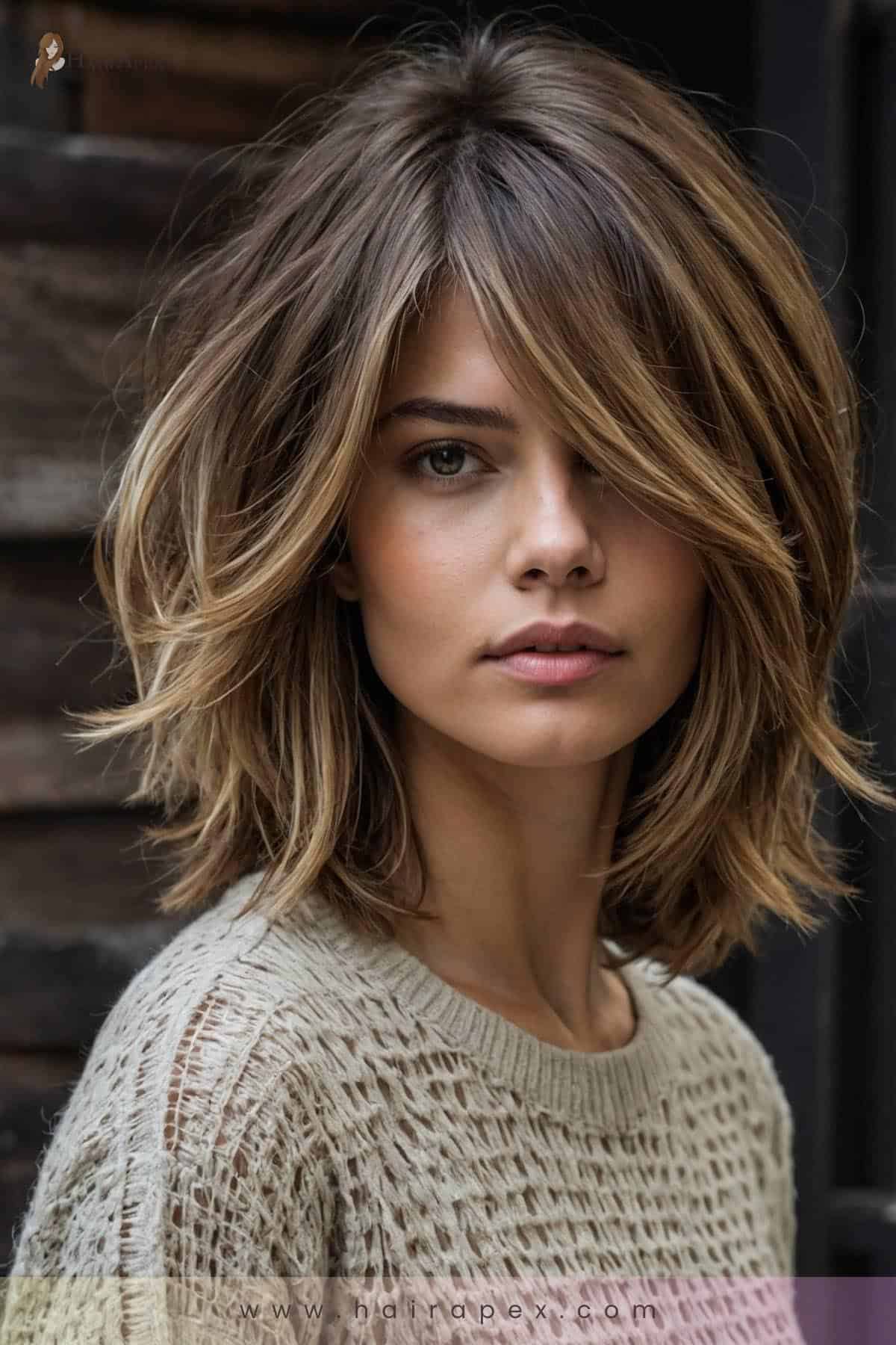 medium length haircut for round faces 13