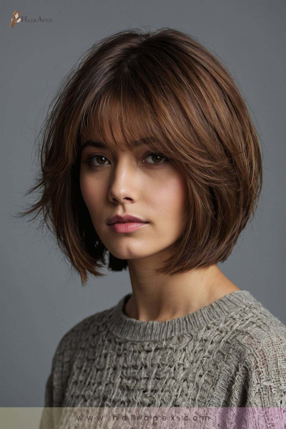 3 Layer Haircut Medium Length 1