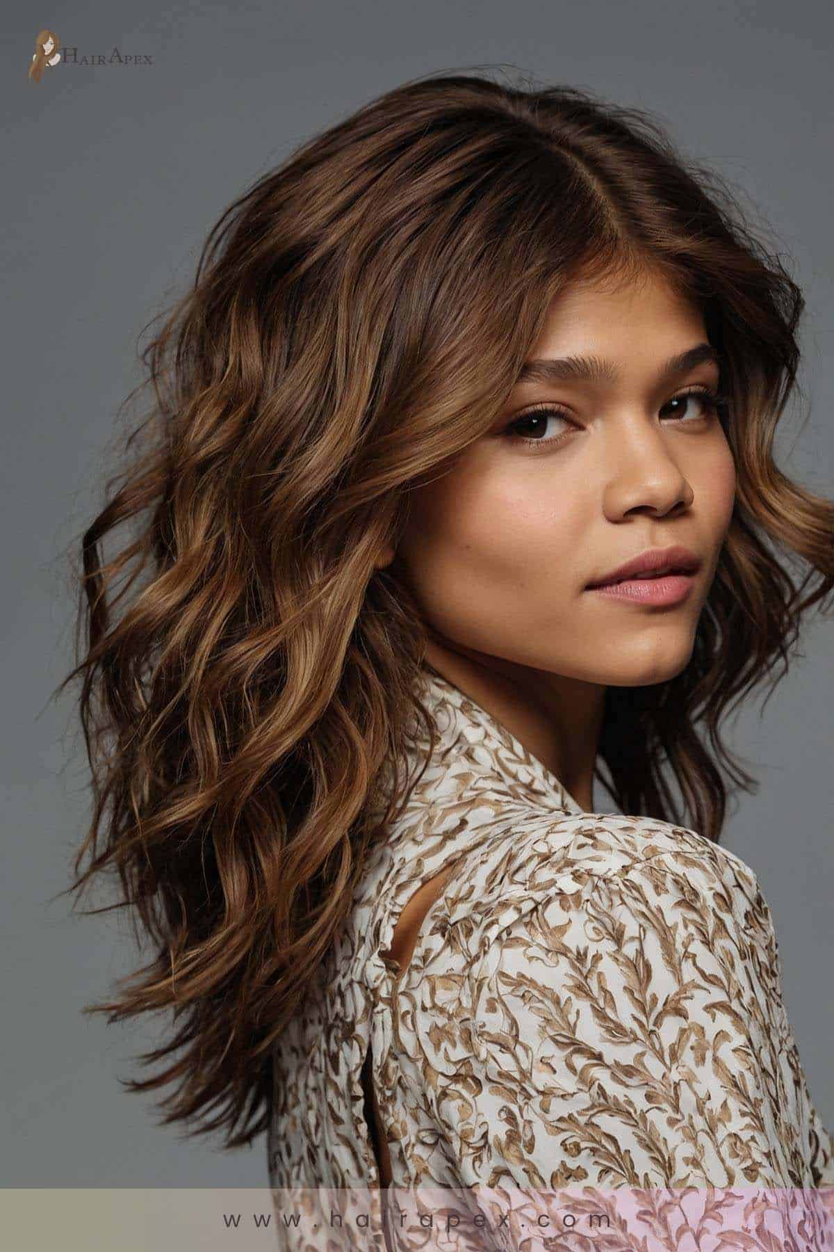 medium length haircut zendaya 8