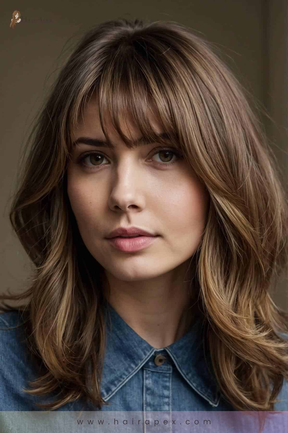 medium length haircut for round faces 17