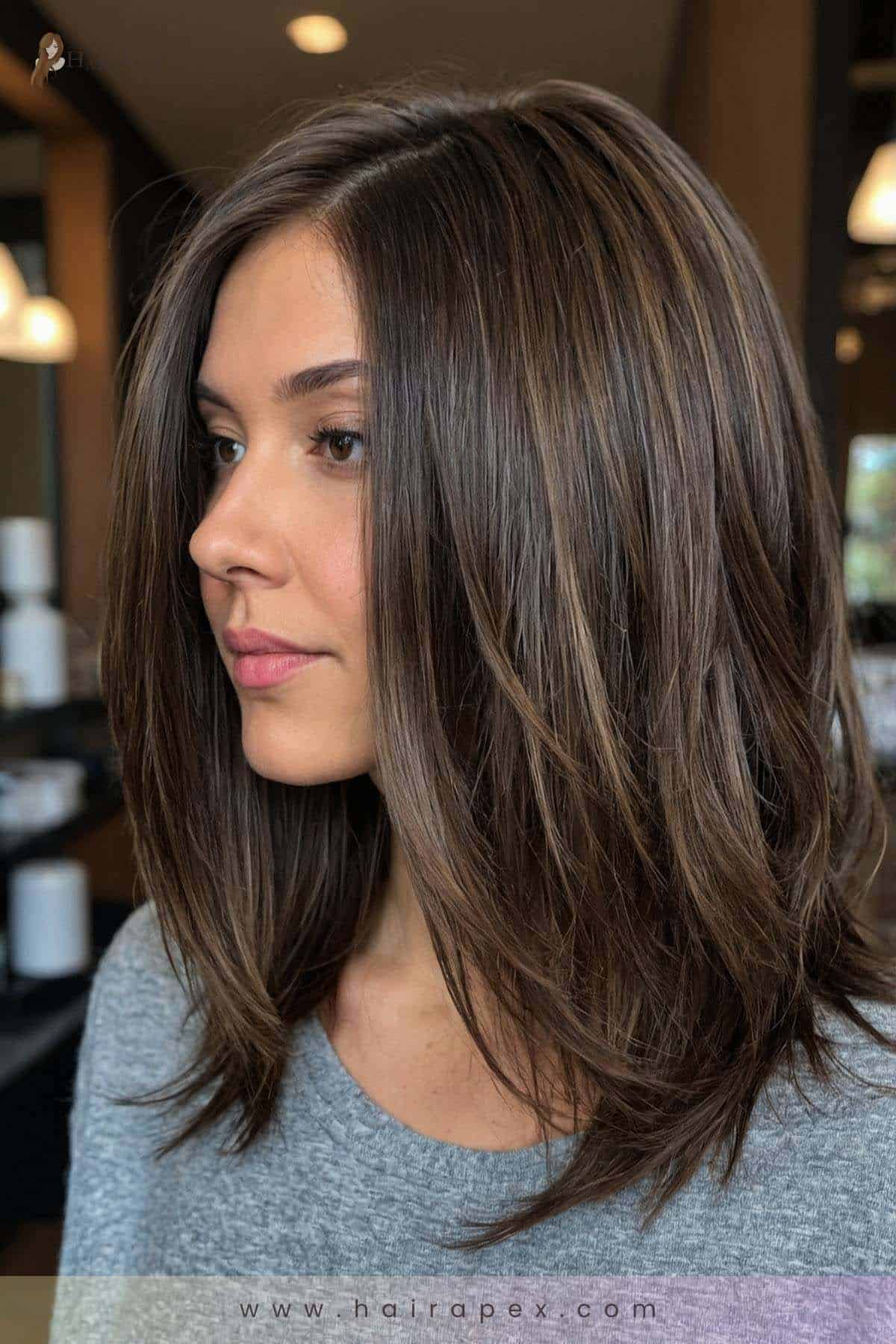 medium length haircut for thick hair 10