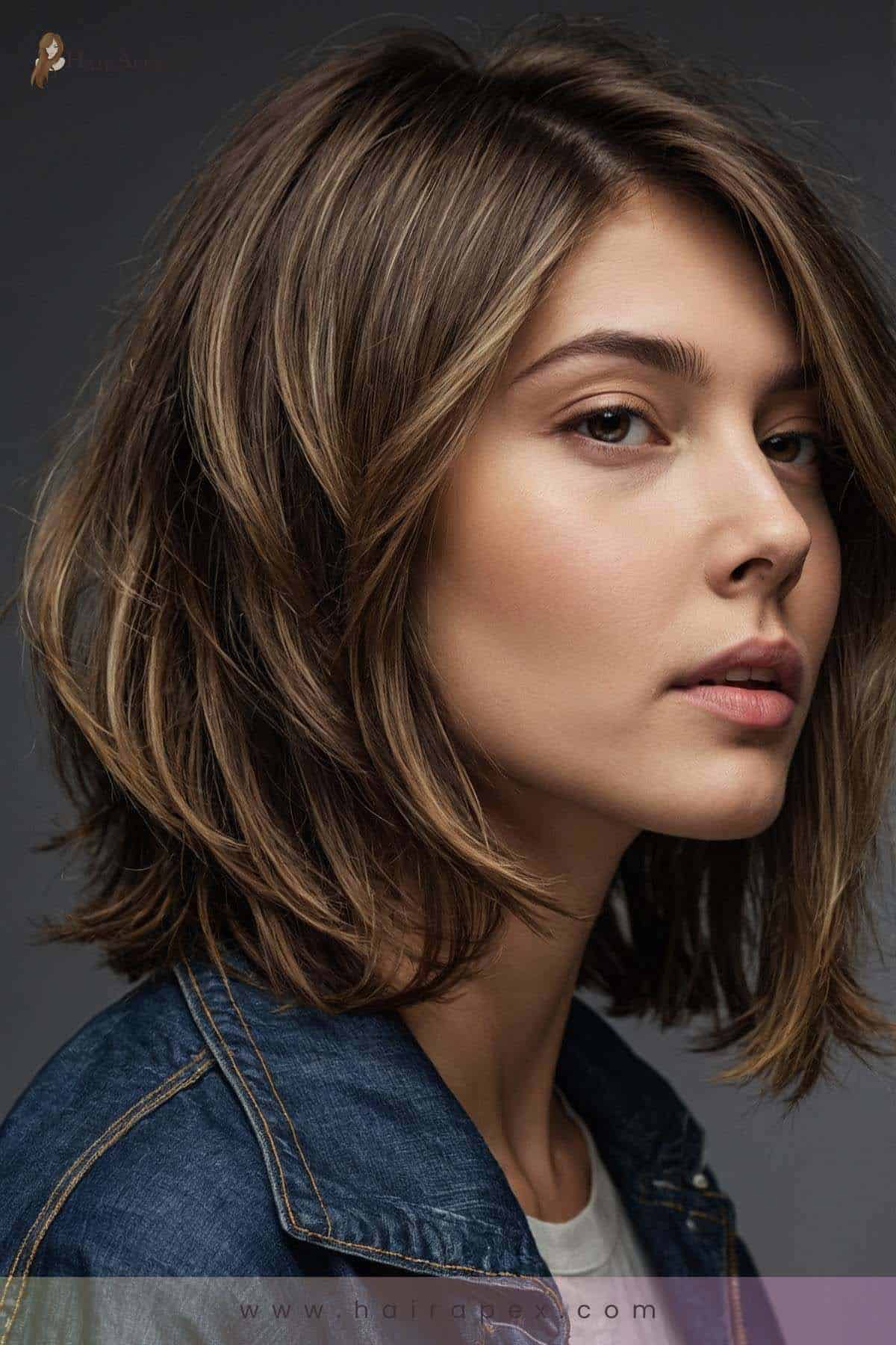 medium length haircut for thin fine hair 24