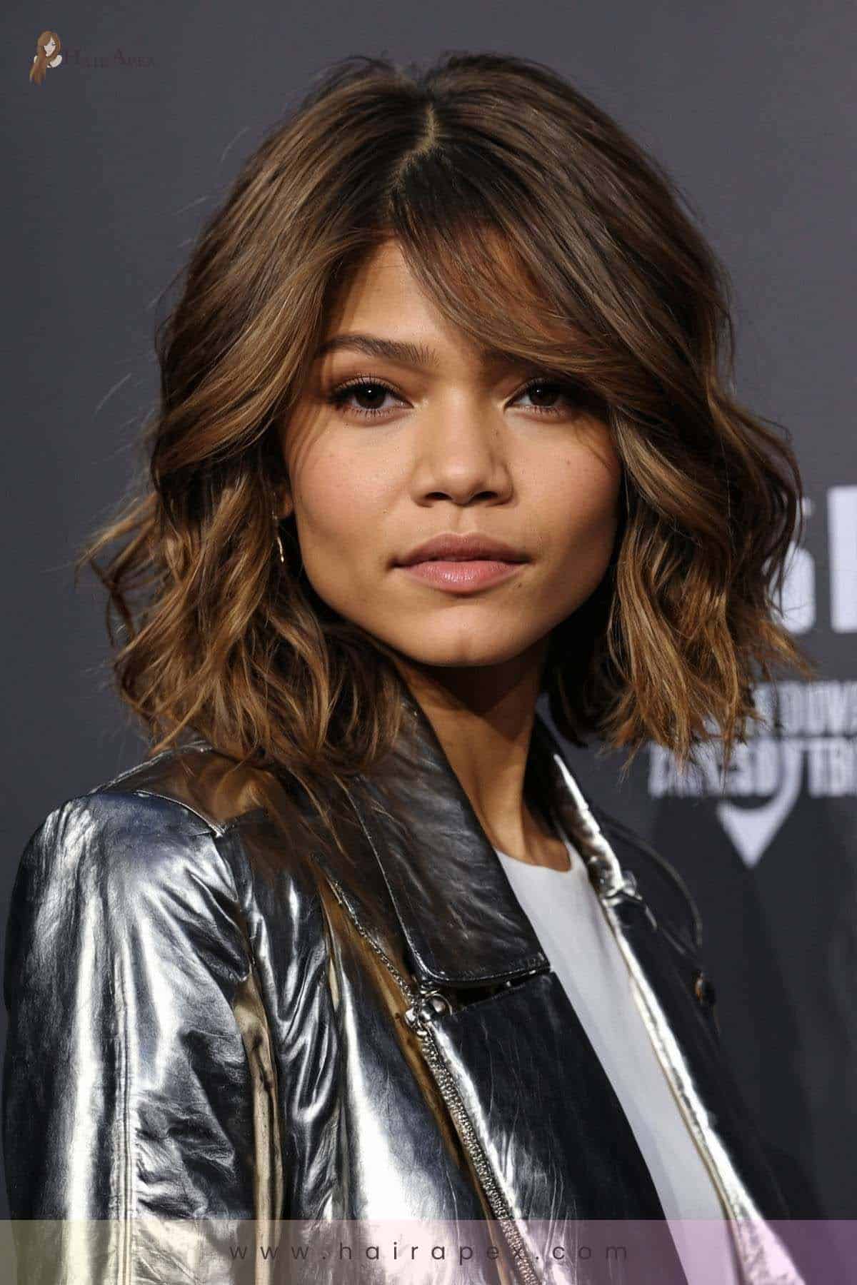 medium length haircut zendaya 10