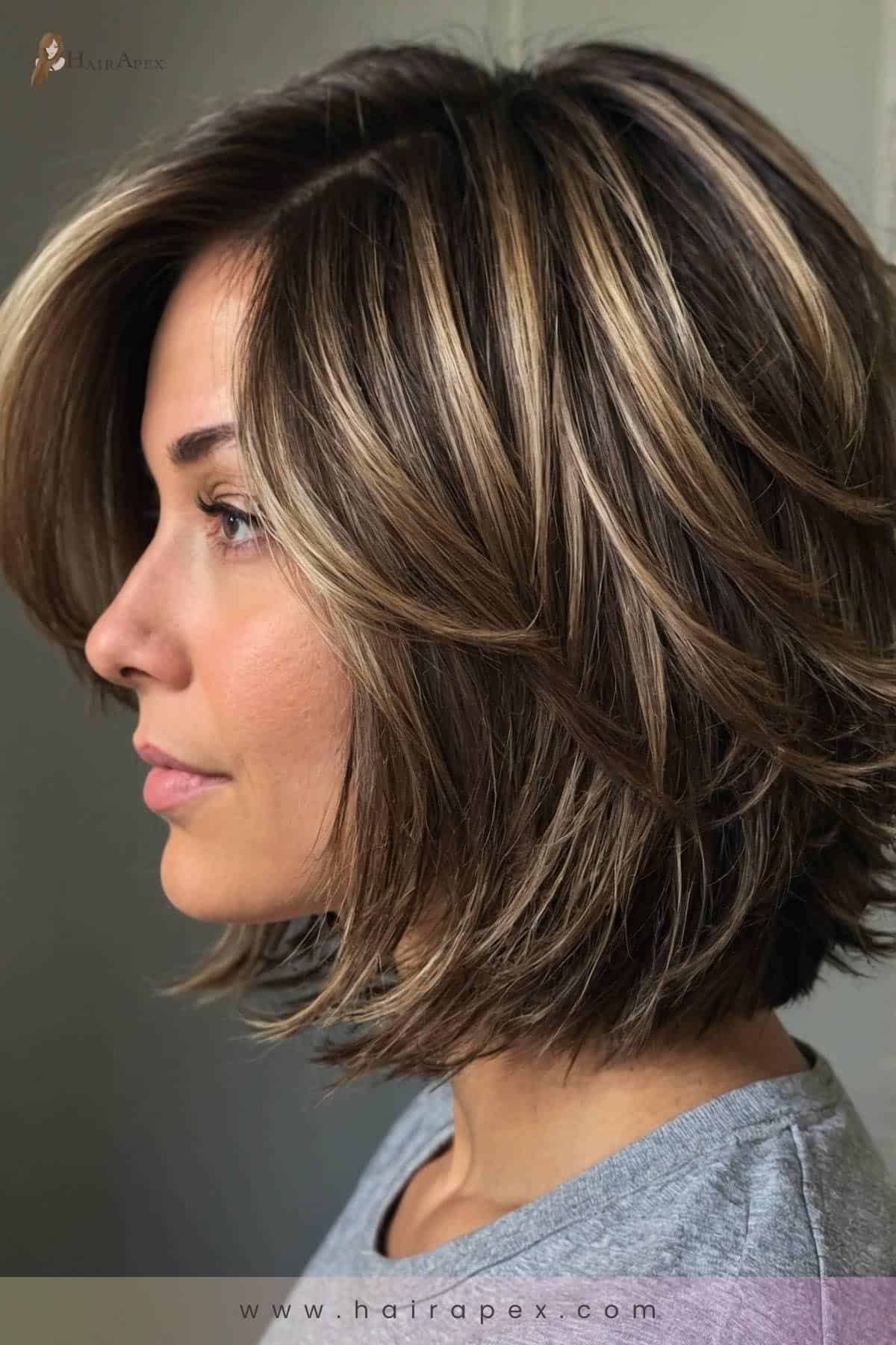 medium length haircut for round faces 24