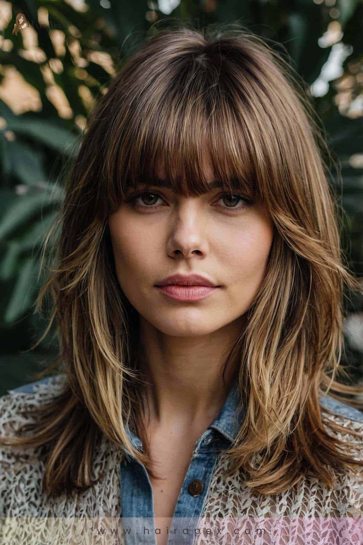 medium length haircut with curtain bangs 25