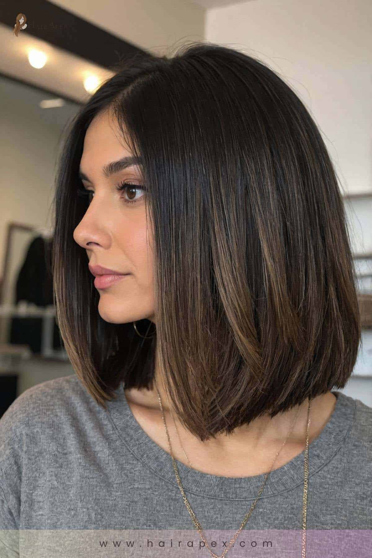 medium length haircut straight 3