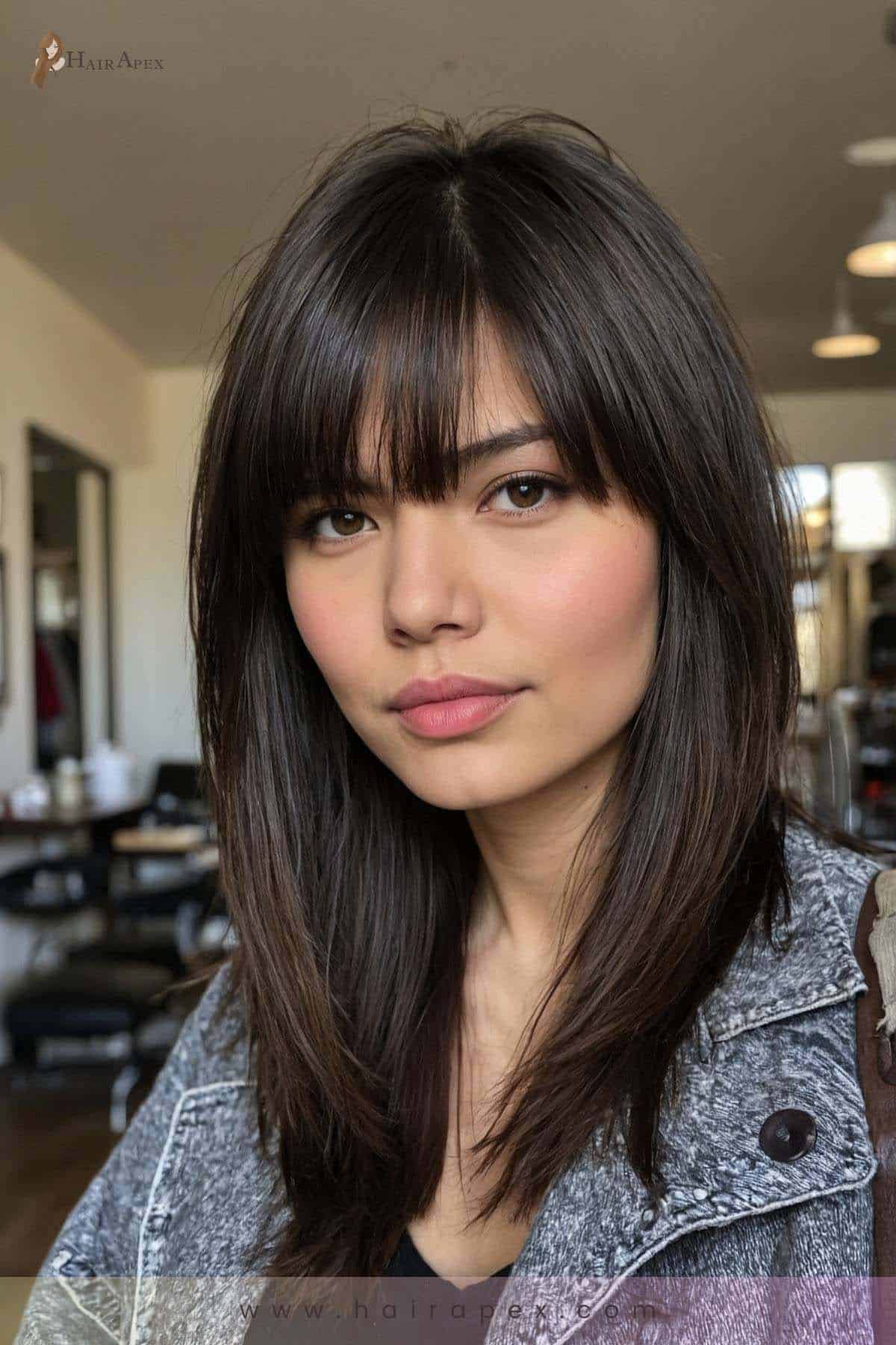 medium length haircut for thick hair 31