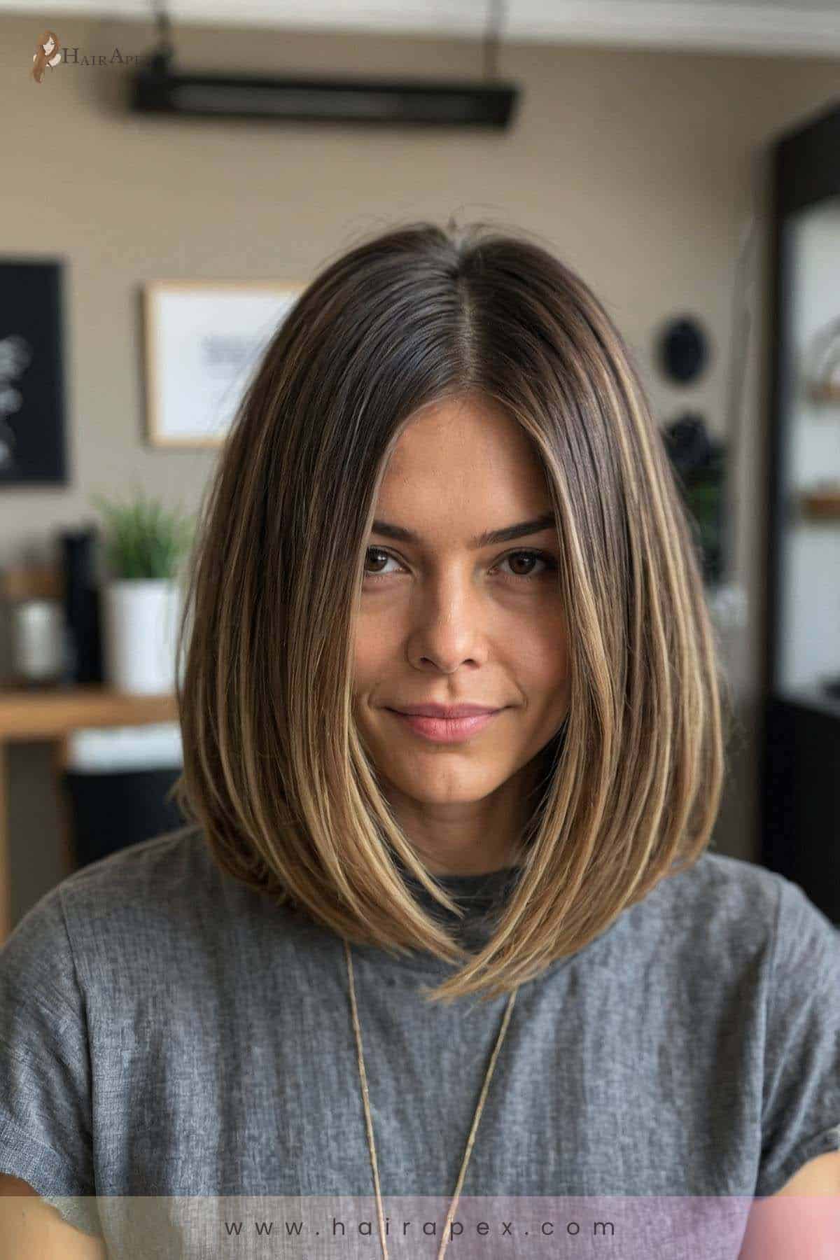 medium length haircut for thin fine hair 21