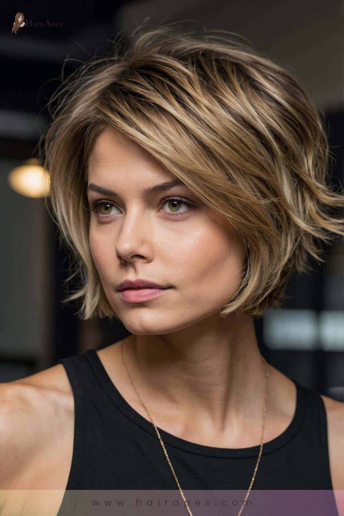 medium length haircut for fine hair 17