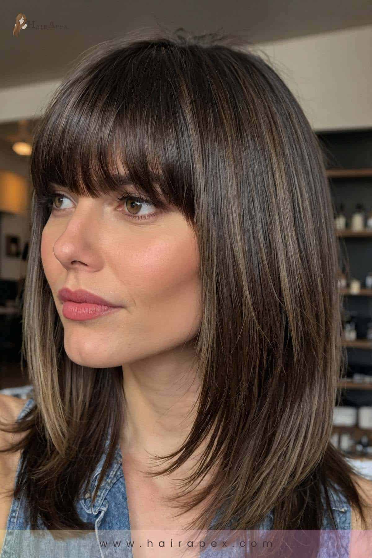 medium length haircut with curtain bangs 40