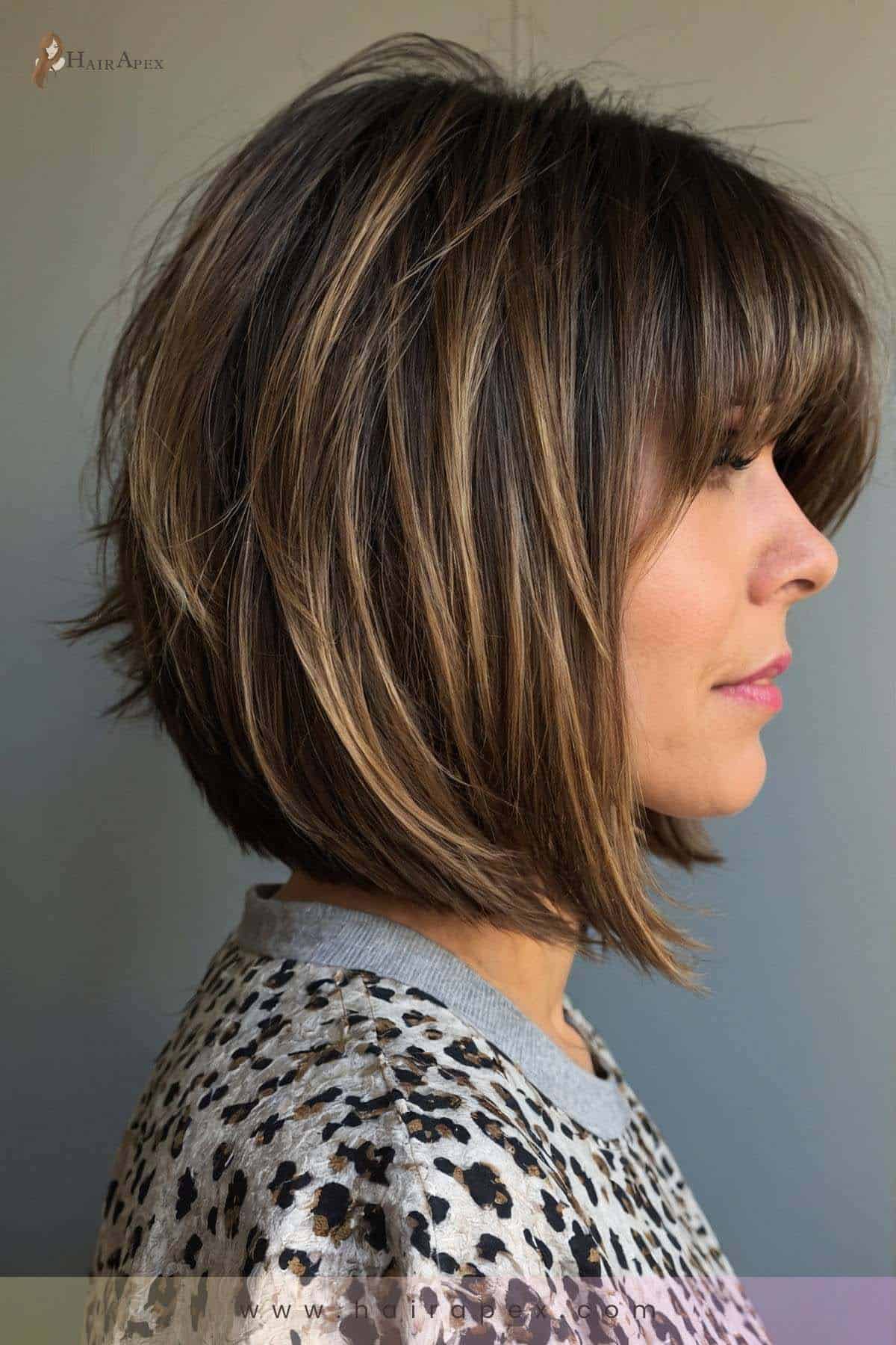 medium length haircut for thick hair 34