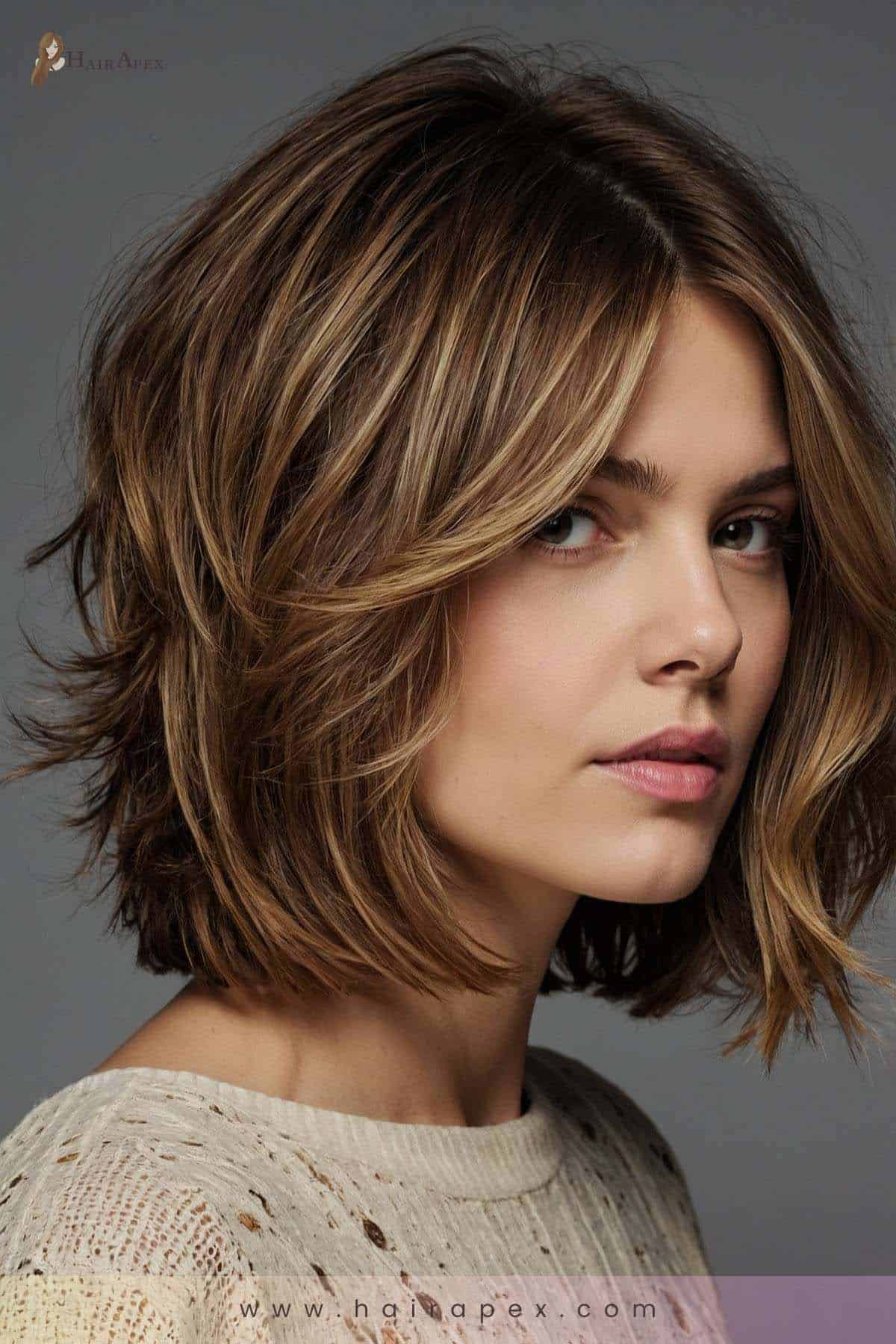 medium length haircut for fine hair 13