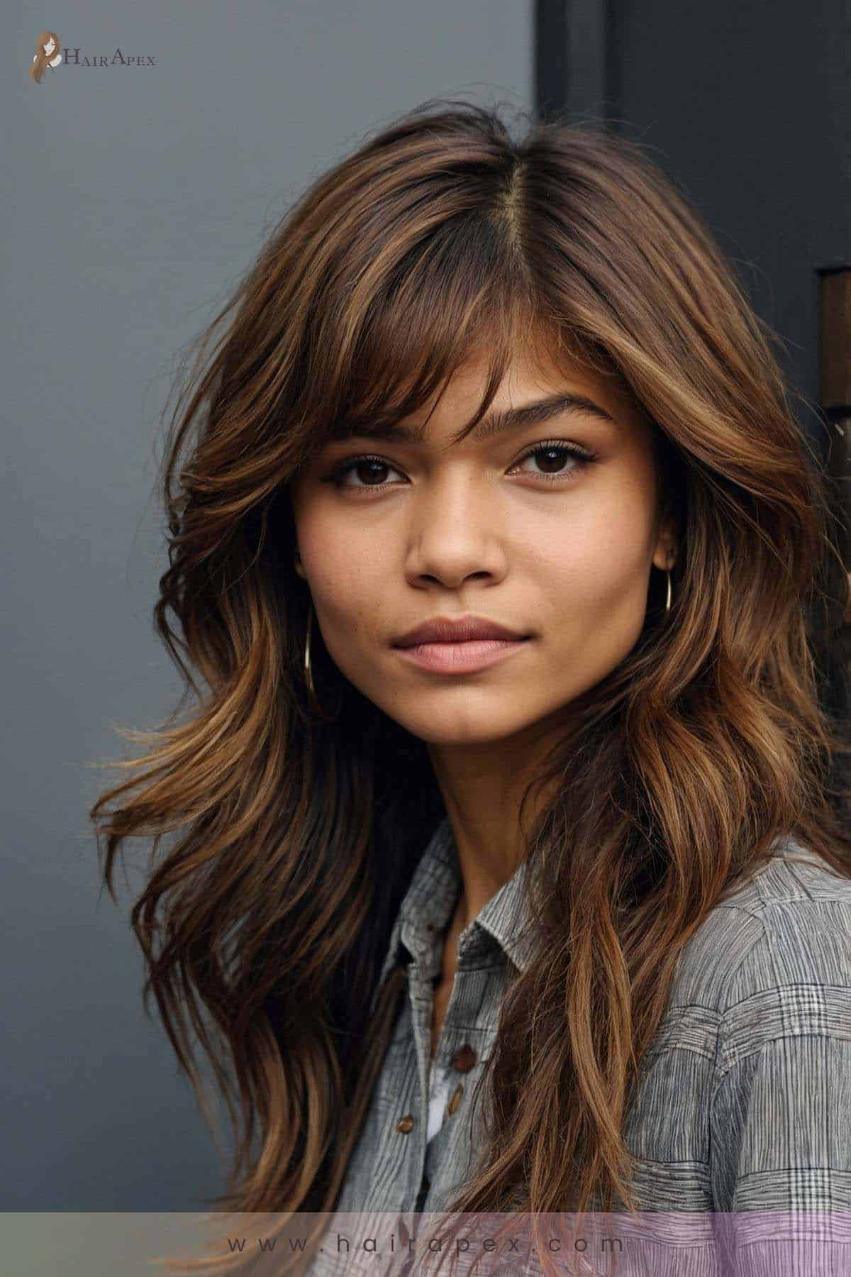 medium length haircut zendaya 17