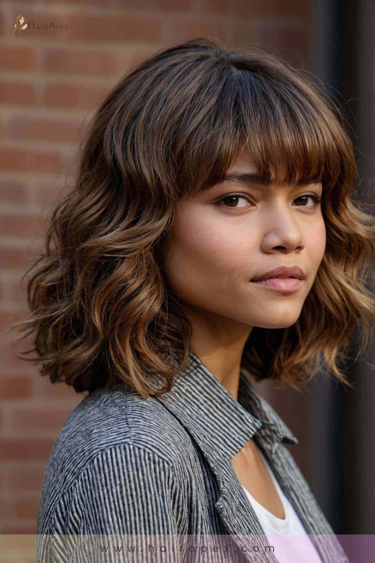 medium length haircut zendaya 18