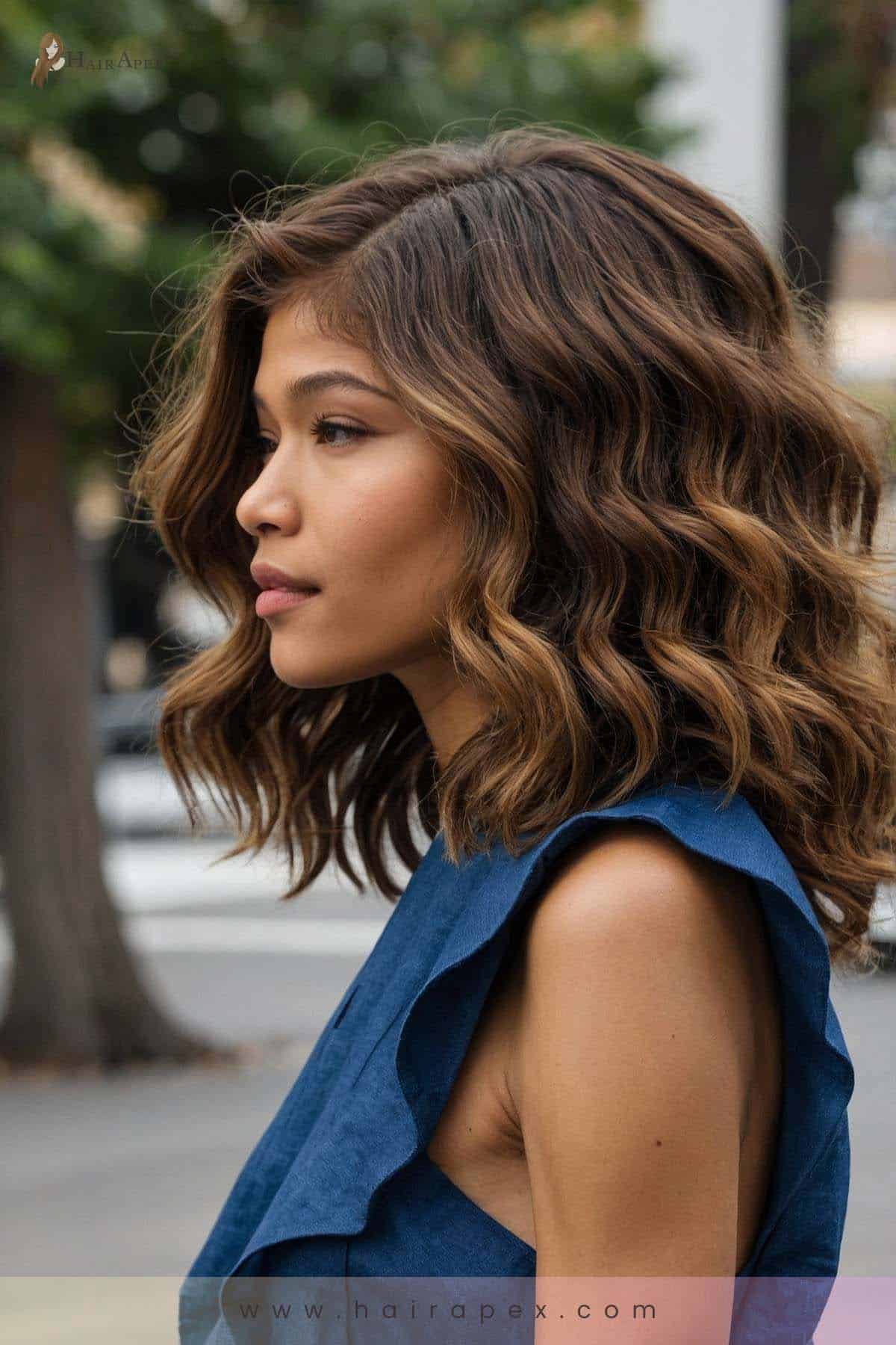 medium length haircut zendaya 12