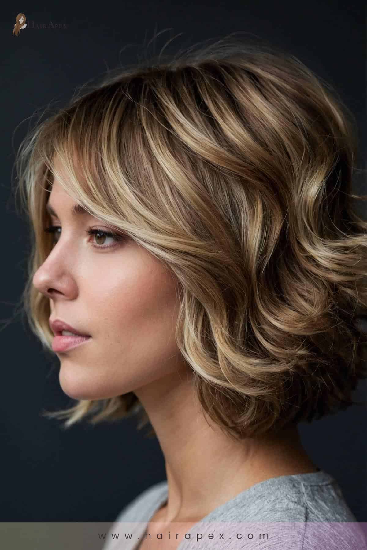 medium length haircut for round faces 28