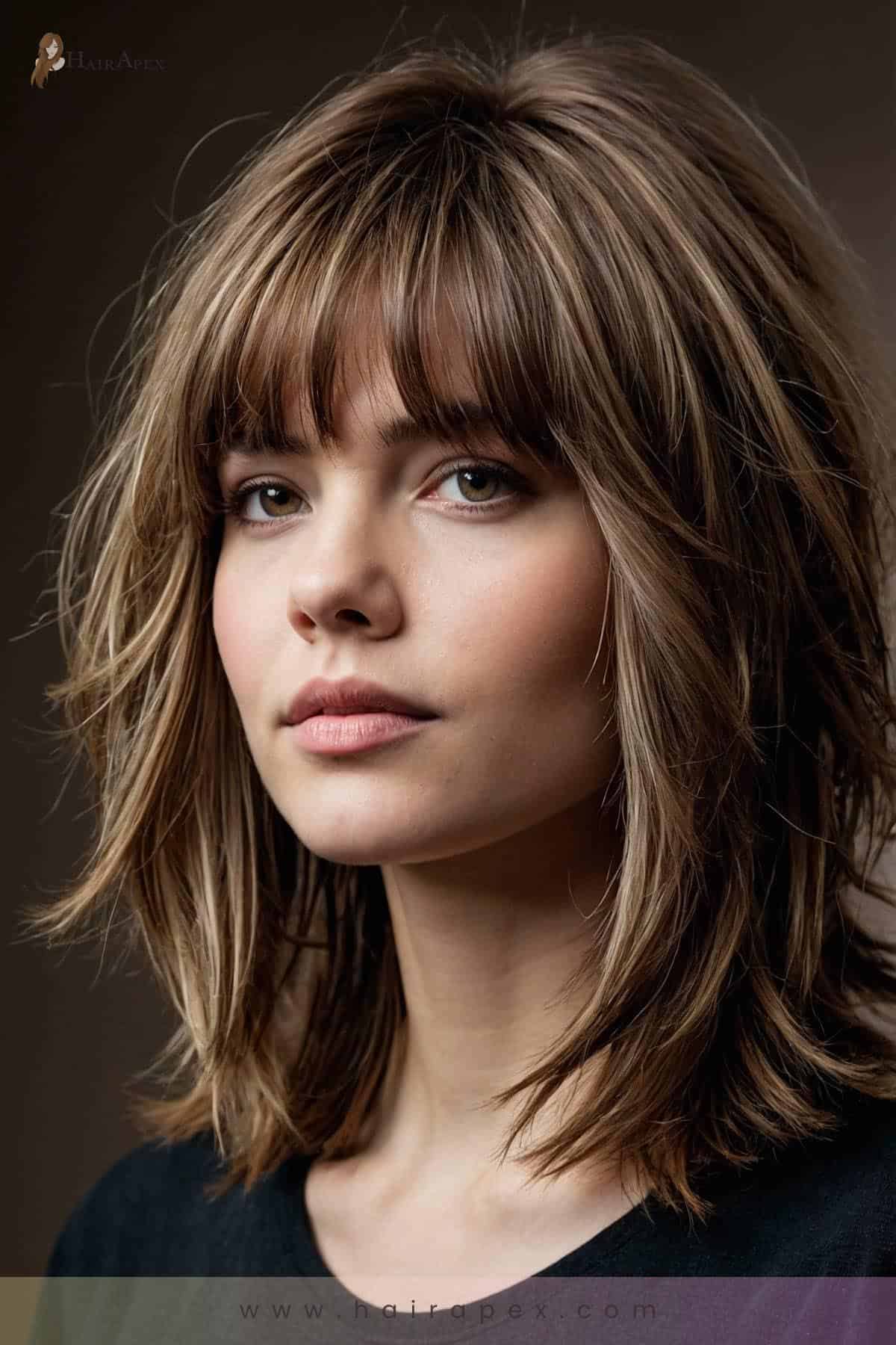 medium length haircut for round faces 5