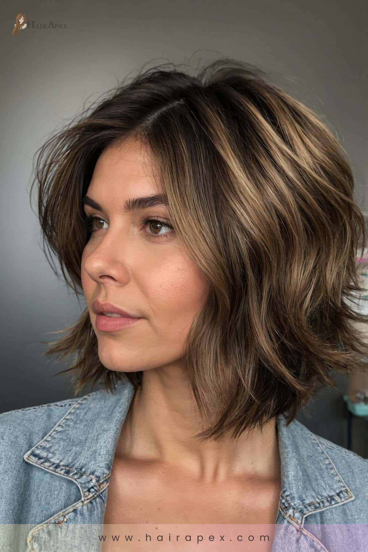 medium length haircut for fine hair 7