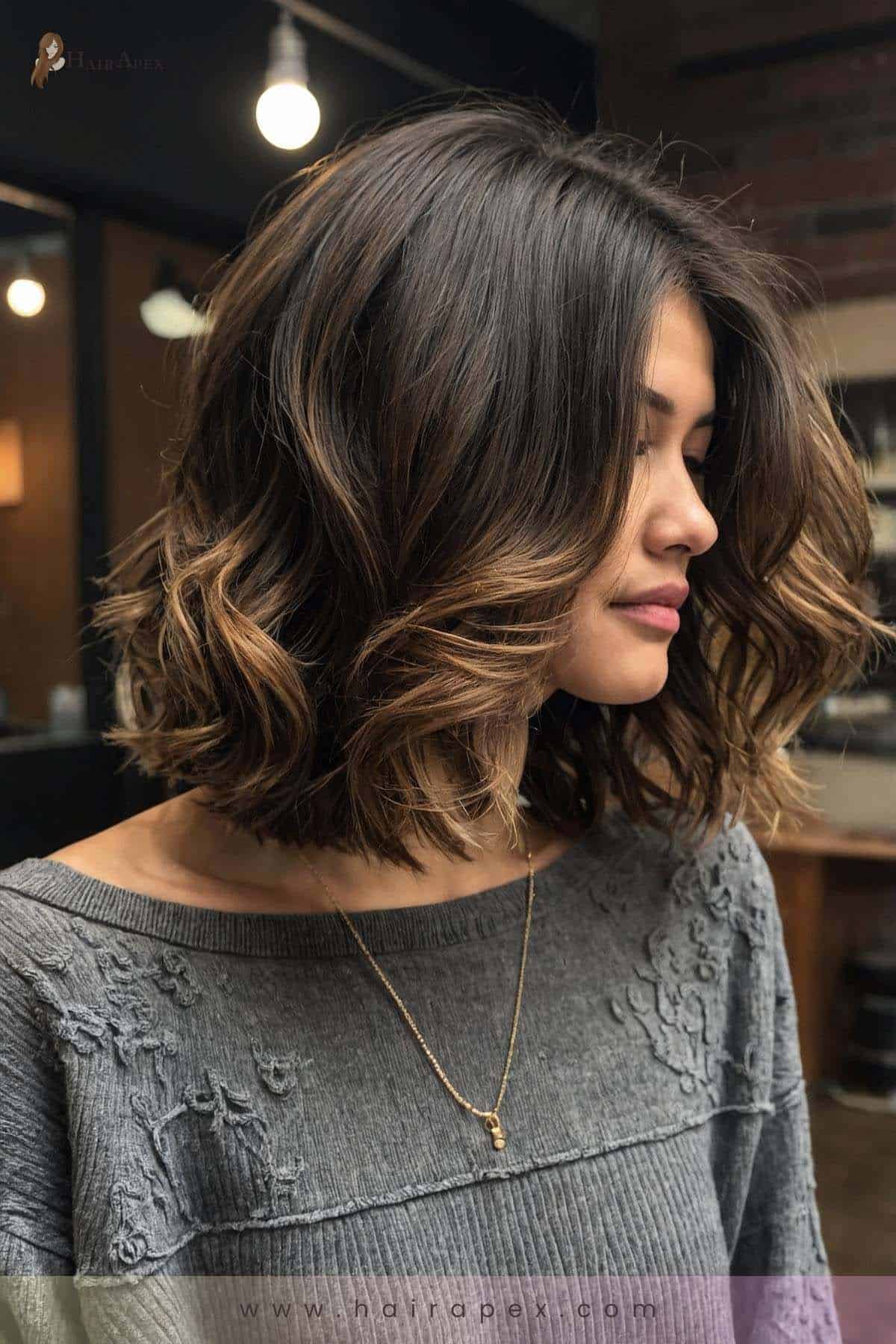 medium length haircut for thick hair 7