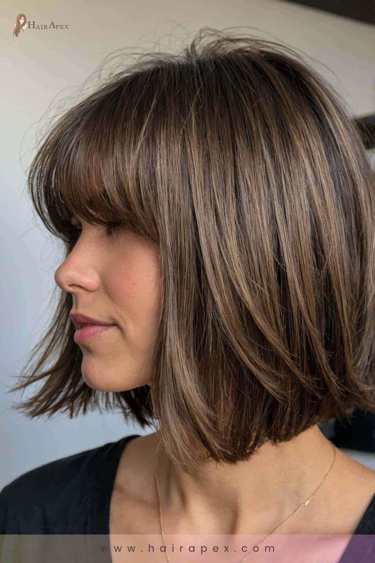 medium length haircut for fine hair 12