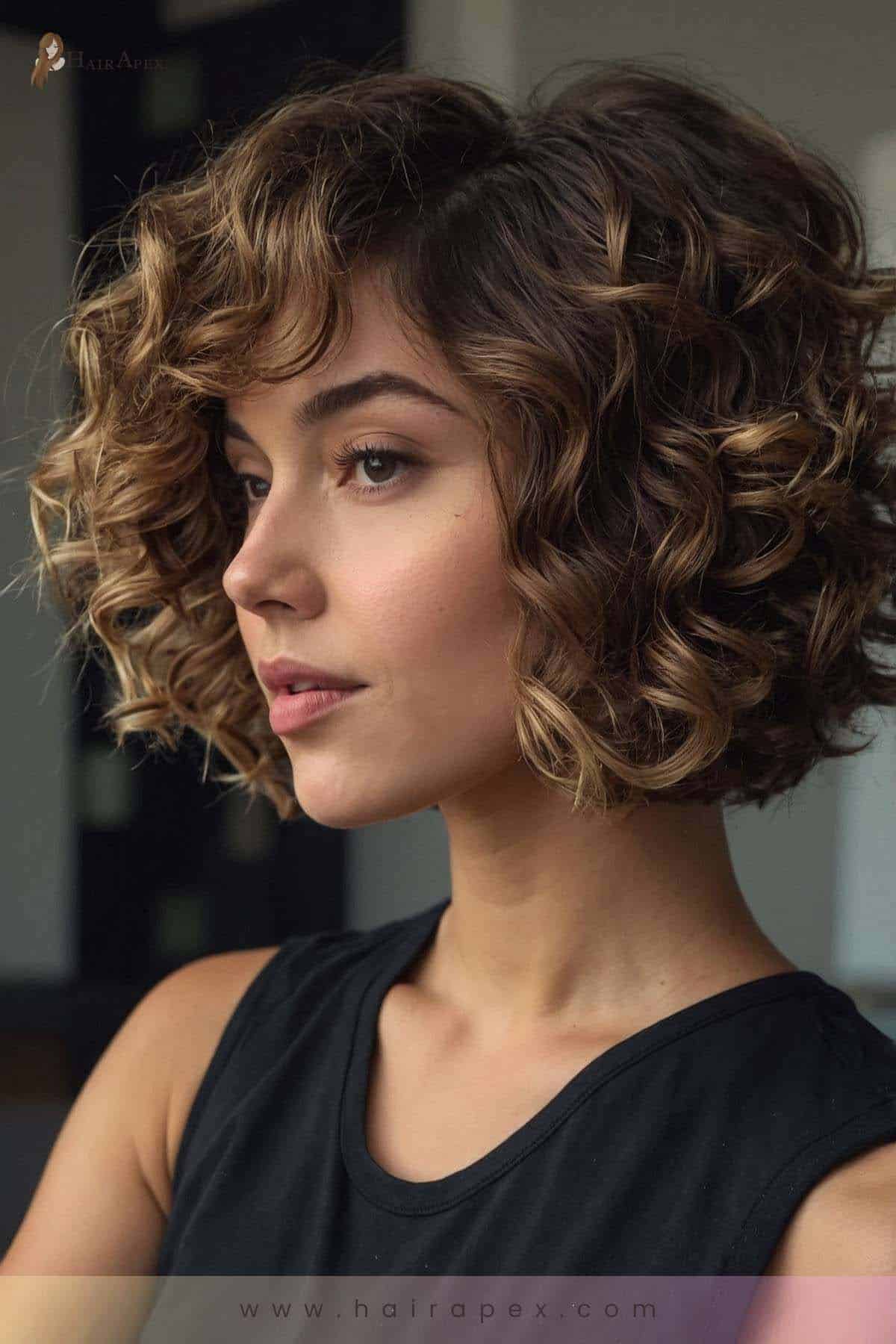 11. Defined Curls Bob 2