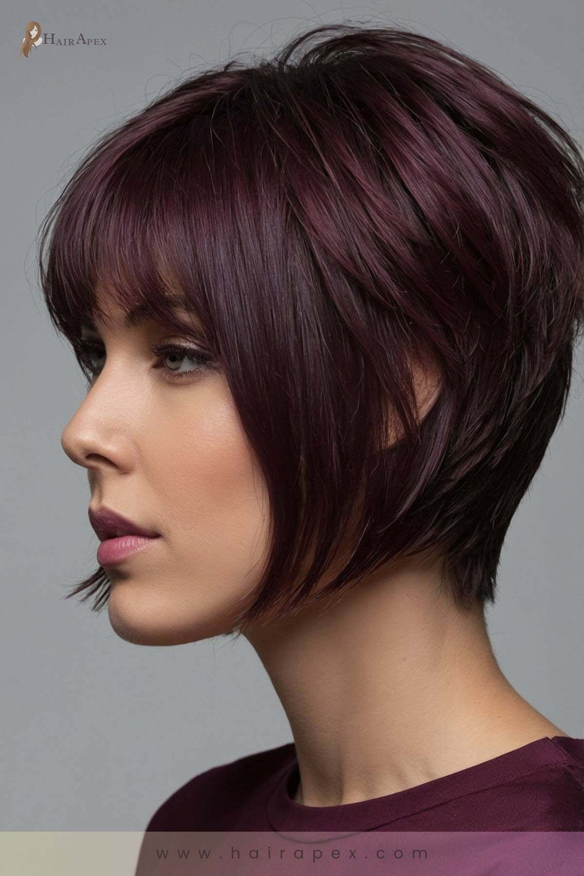 12. Deep Plum Stacked Style 2