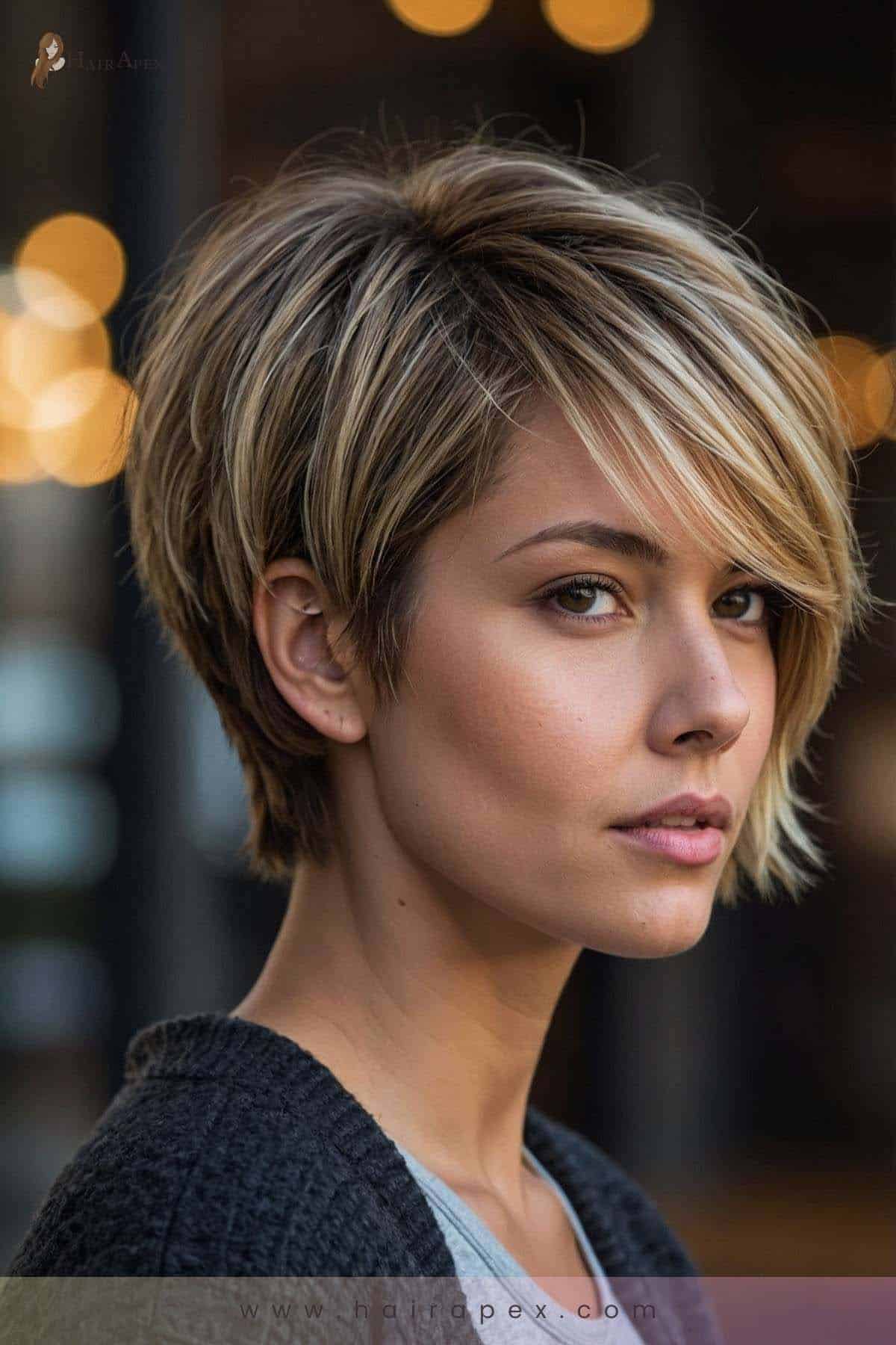 13. Layered Short Hair 1