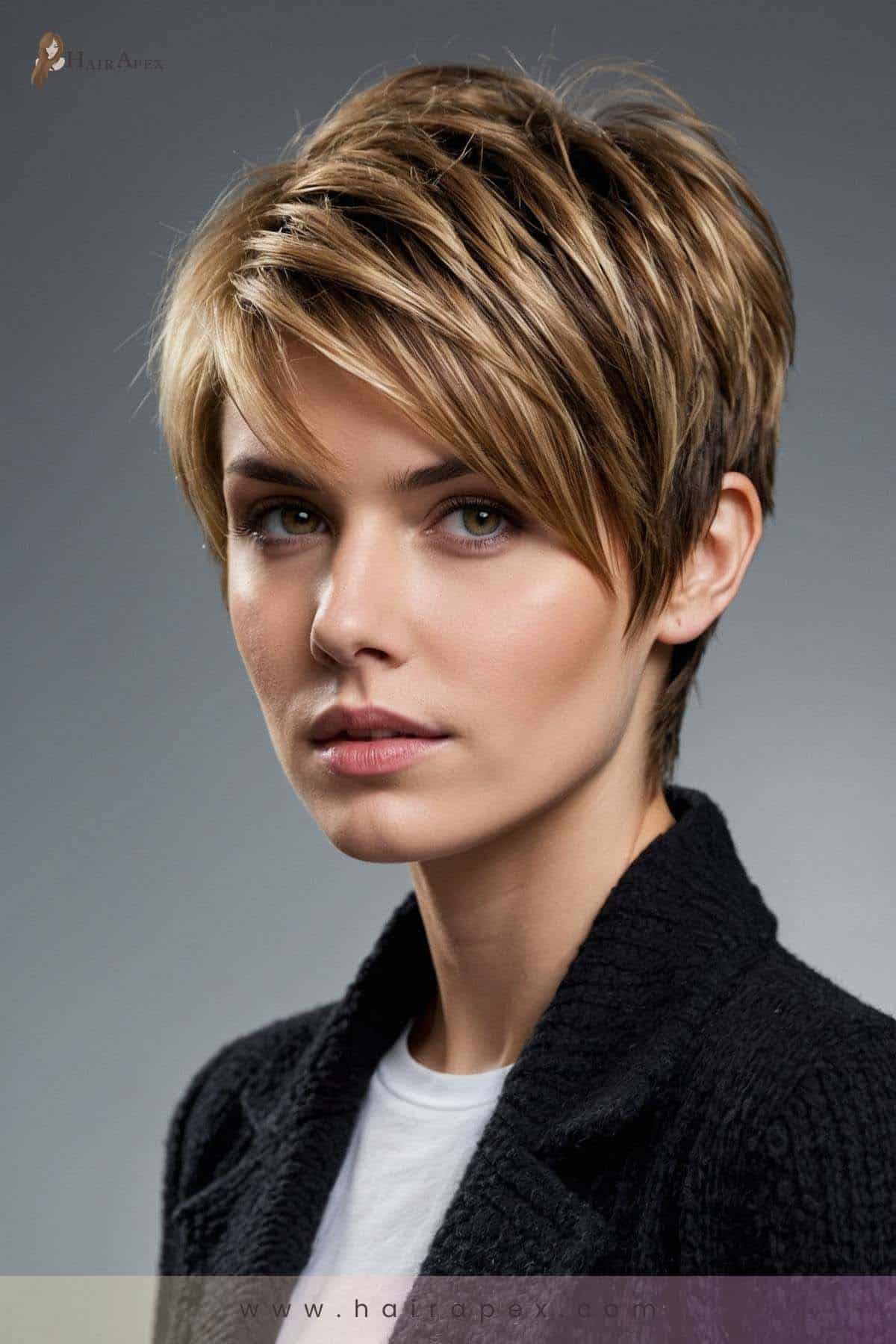 14. Short Layered Pixie 1