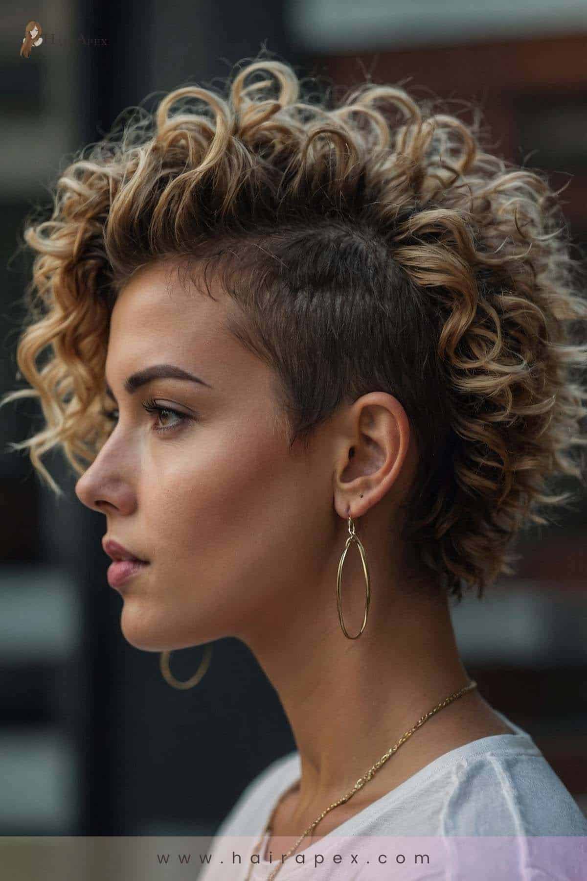 15. Edgy Curly Mohawk 2