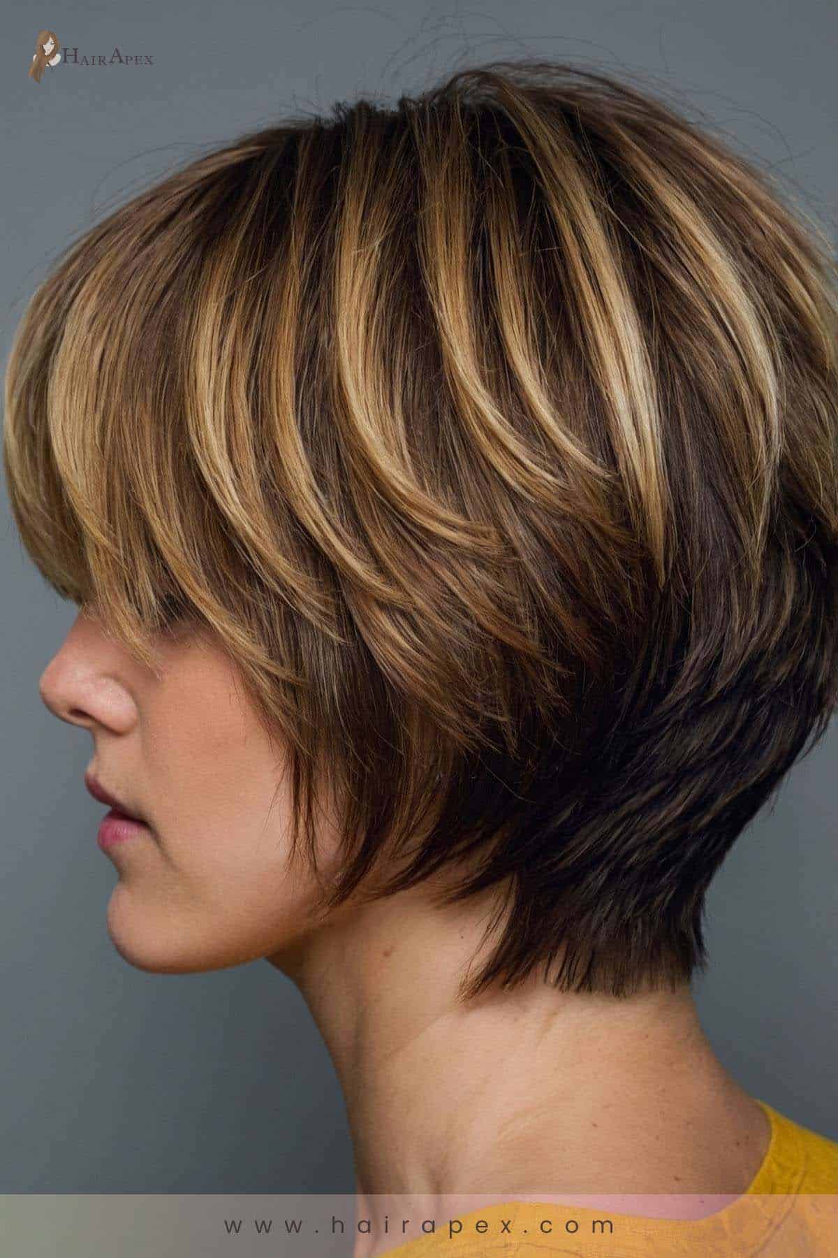 15. Short Stacked With Bangs 2