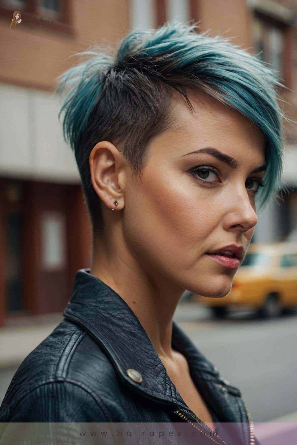 16. Mohawk Inspired Buzzed Pixie 1