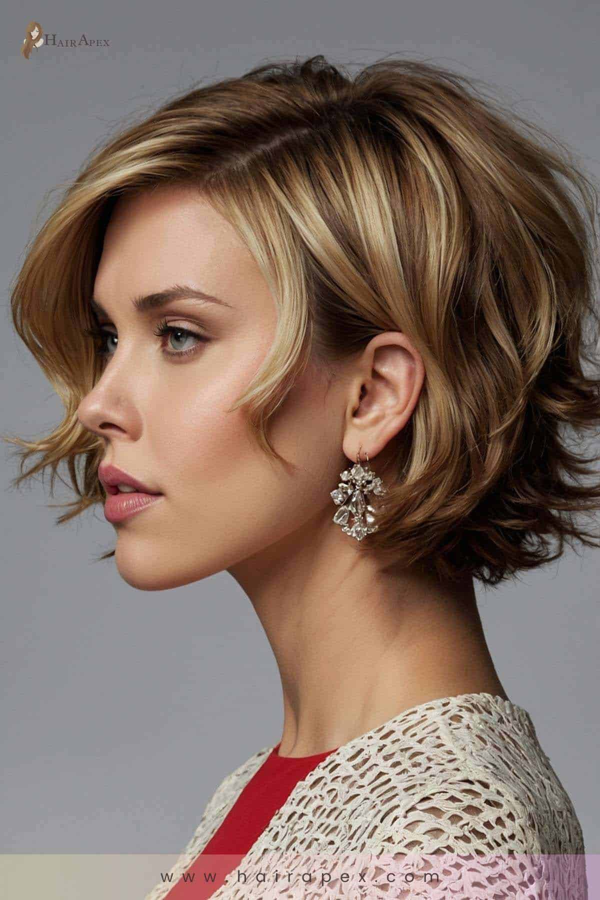 17. Side-Swept Bob for Heart-Shaped Faces