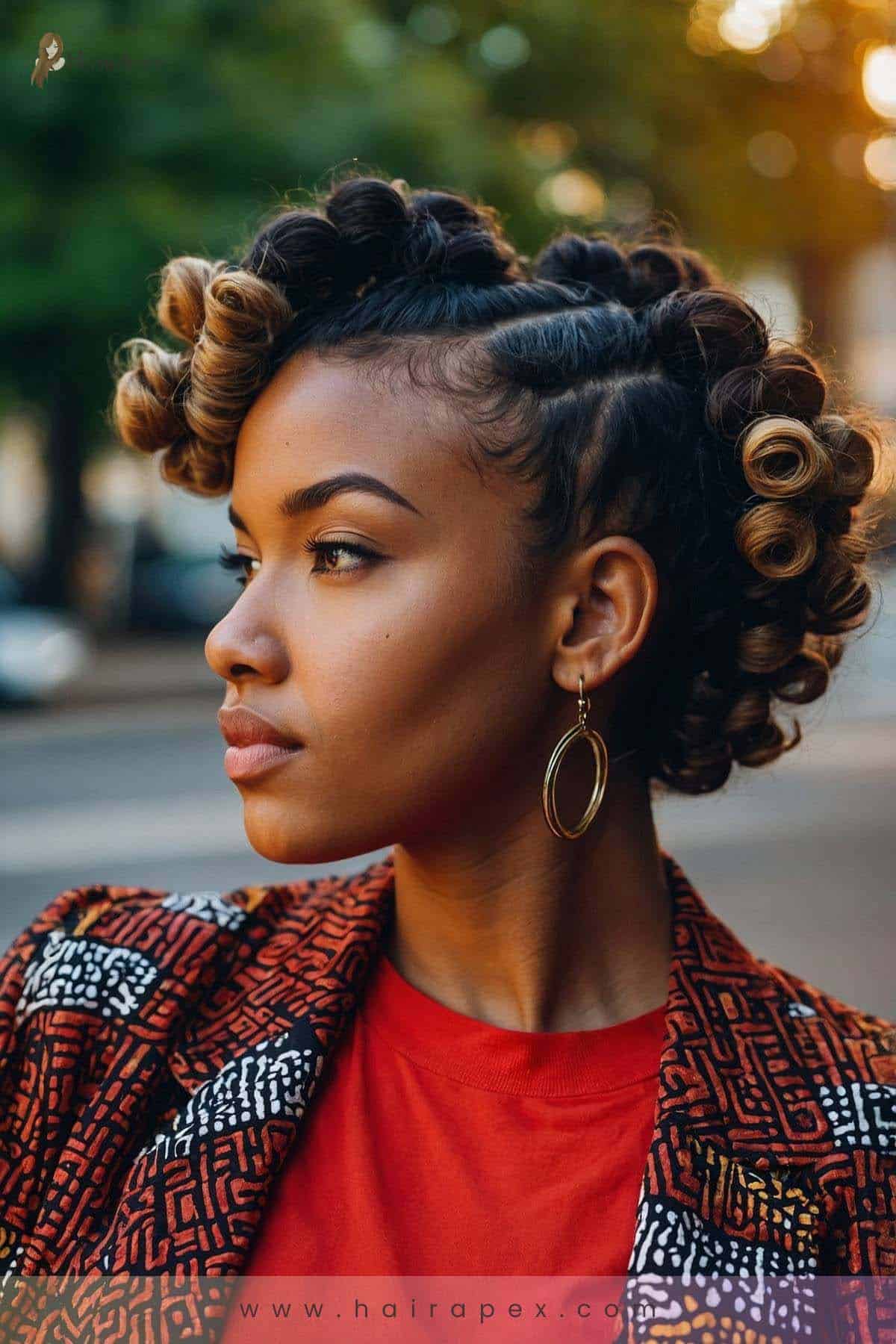 18. Short Bantu Knots 2