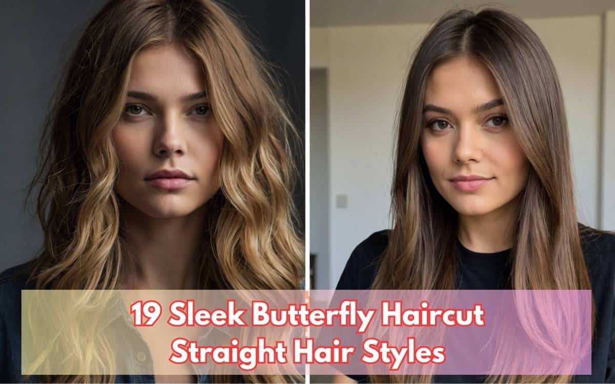 19 Sleek Butterfly Haircut Straight Hair Styles