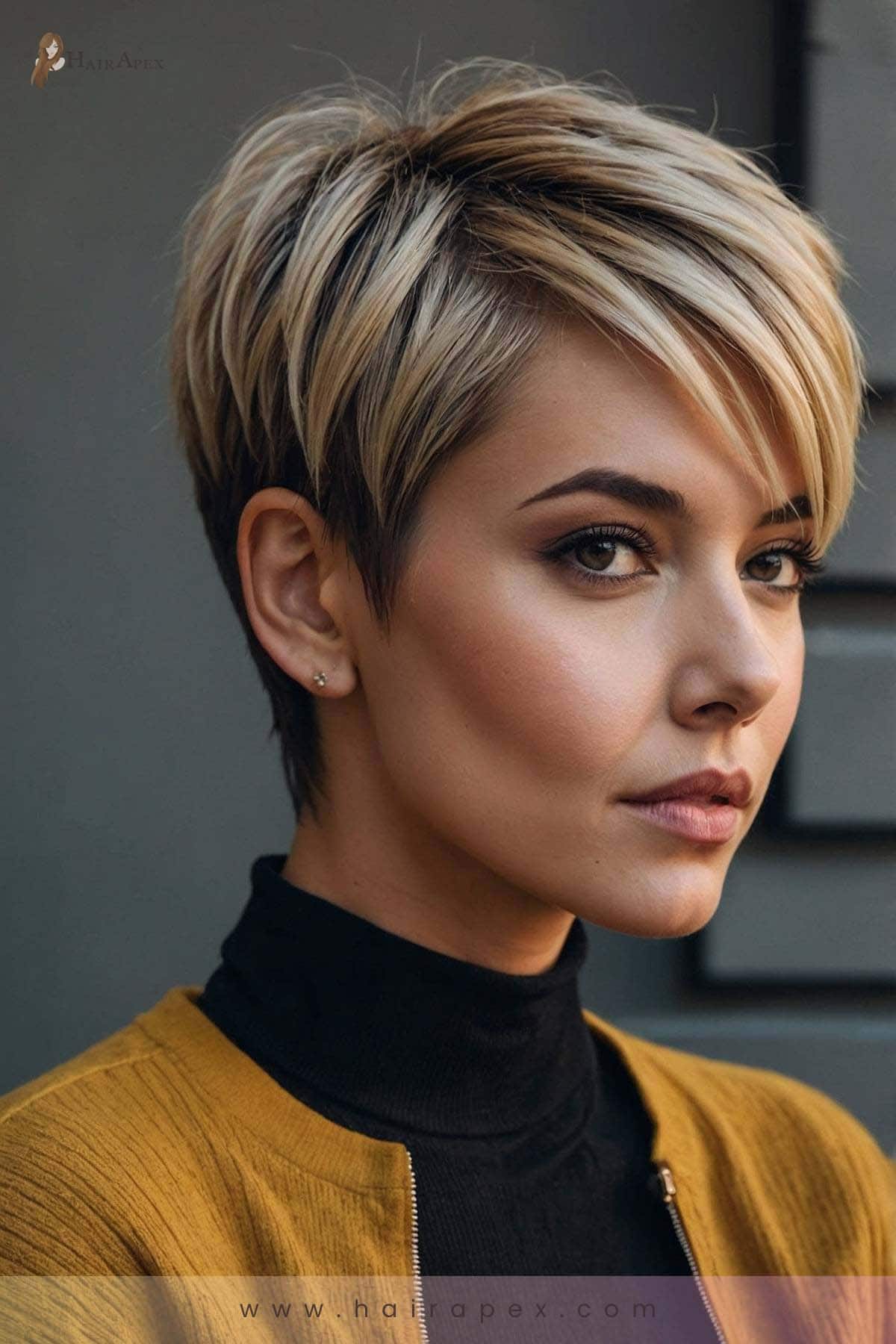 22. Side Parted Short Pixie 1