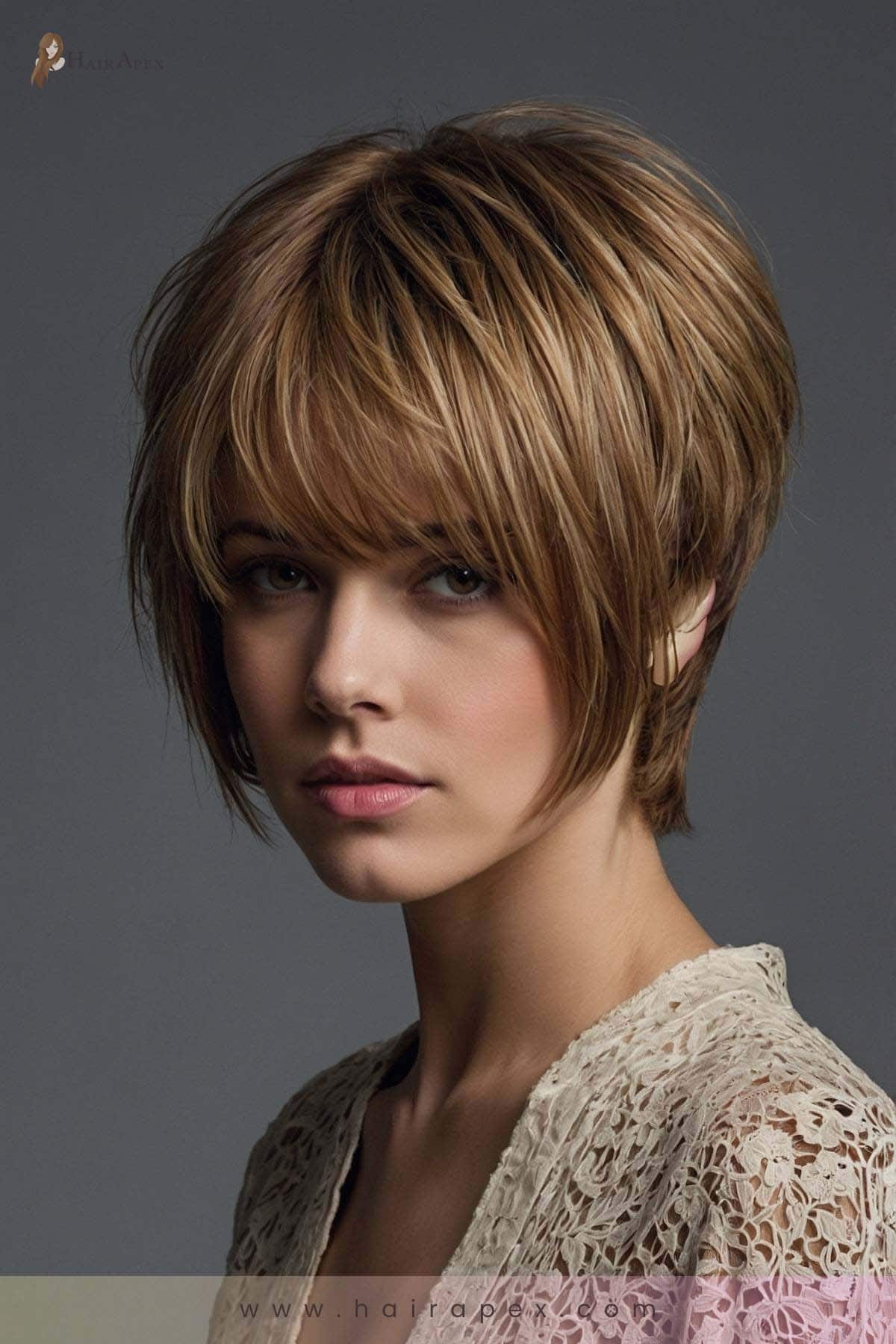 24. Long Fringe Stacked Cut 1