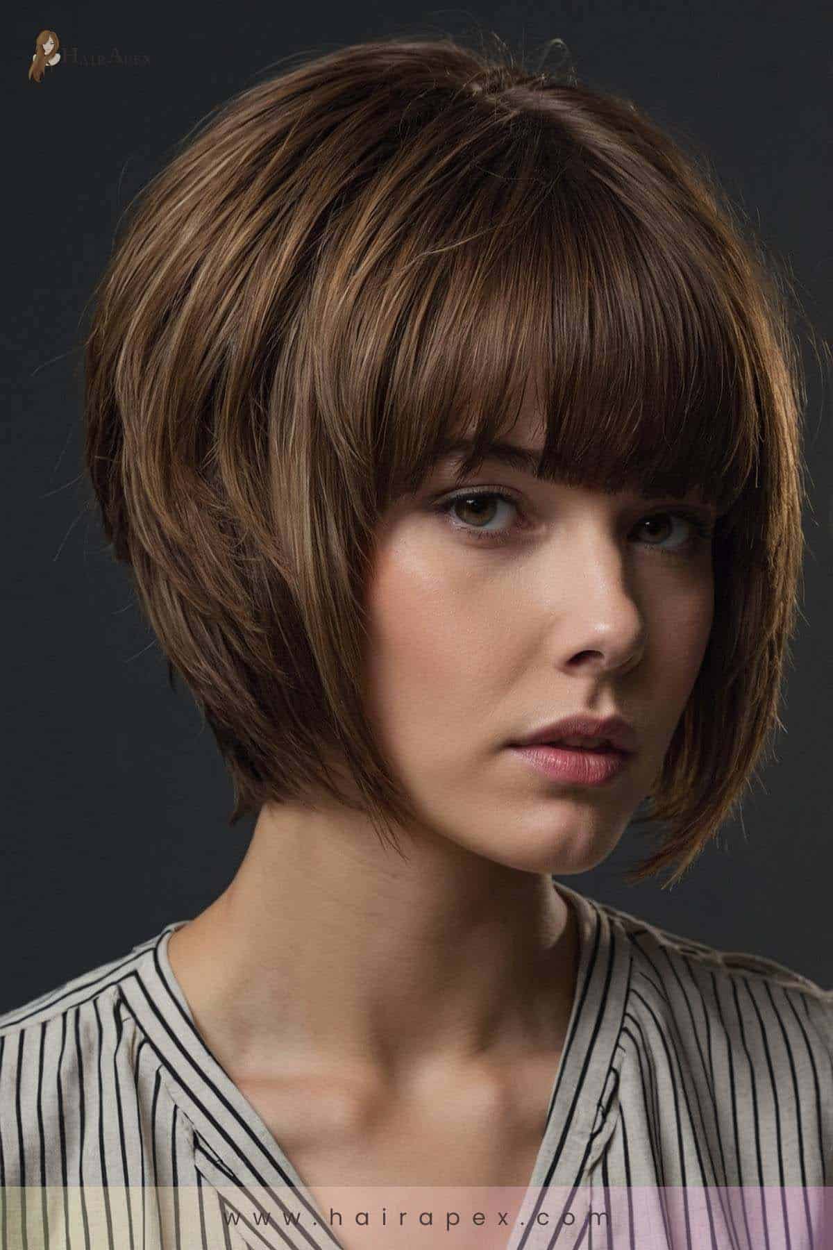 24. Long Fringe Stacked Cut 2