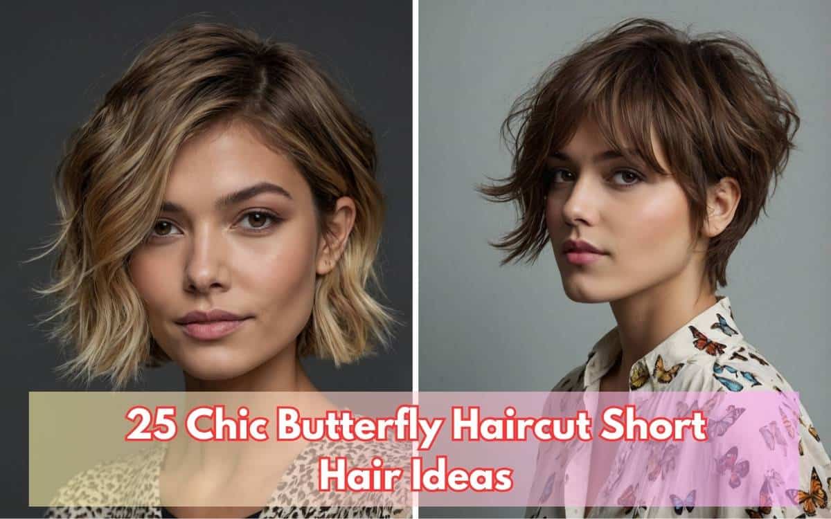 25 Chic Butterfly Haircut Short Hair Ideas