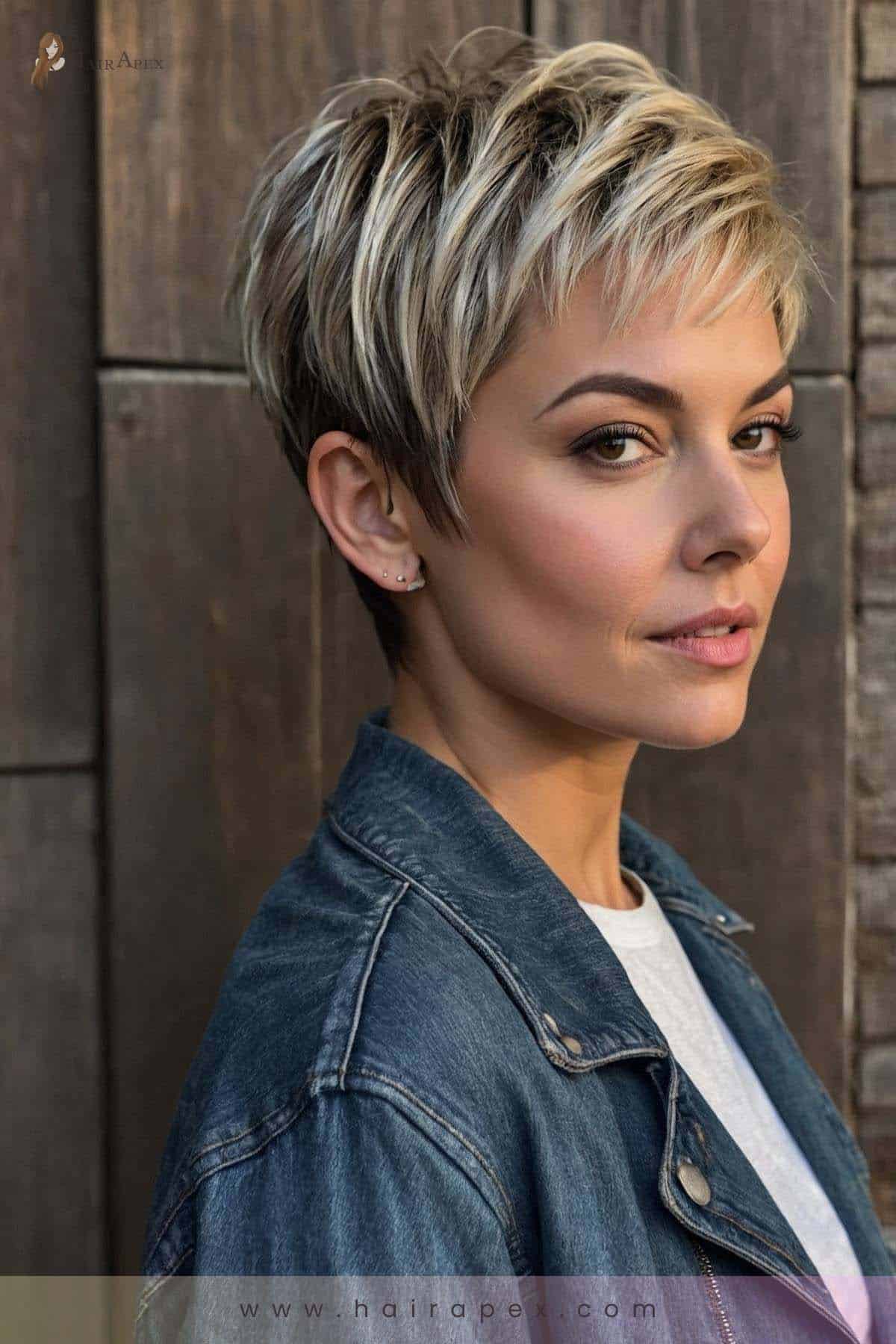 25. Layered Pixie For Any Hair 1