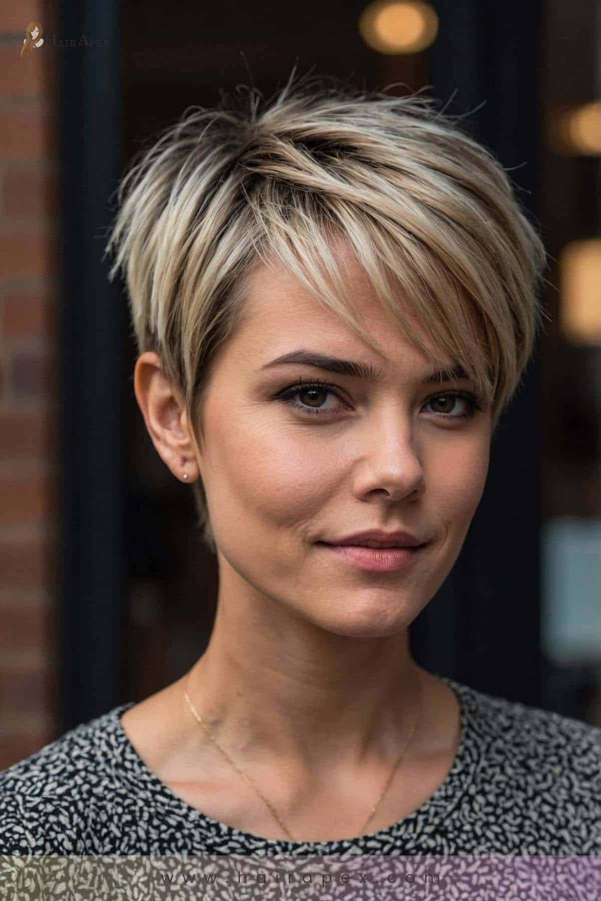 25. Layered Pixie For Any Hair 2